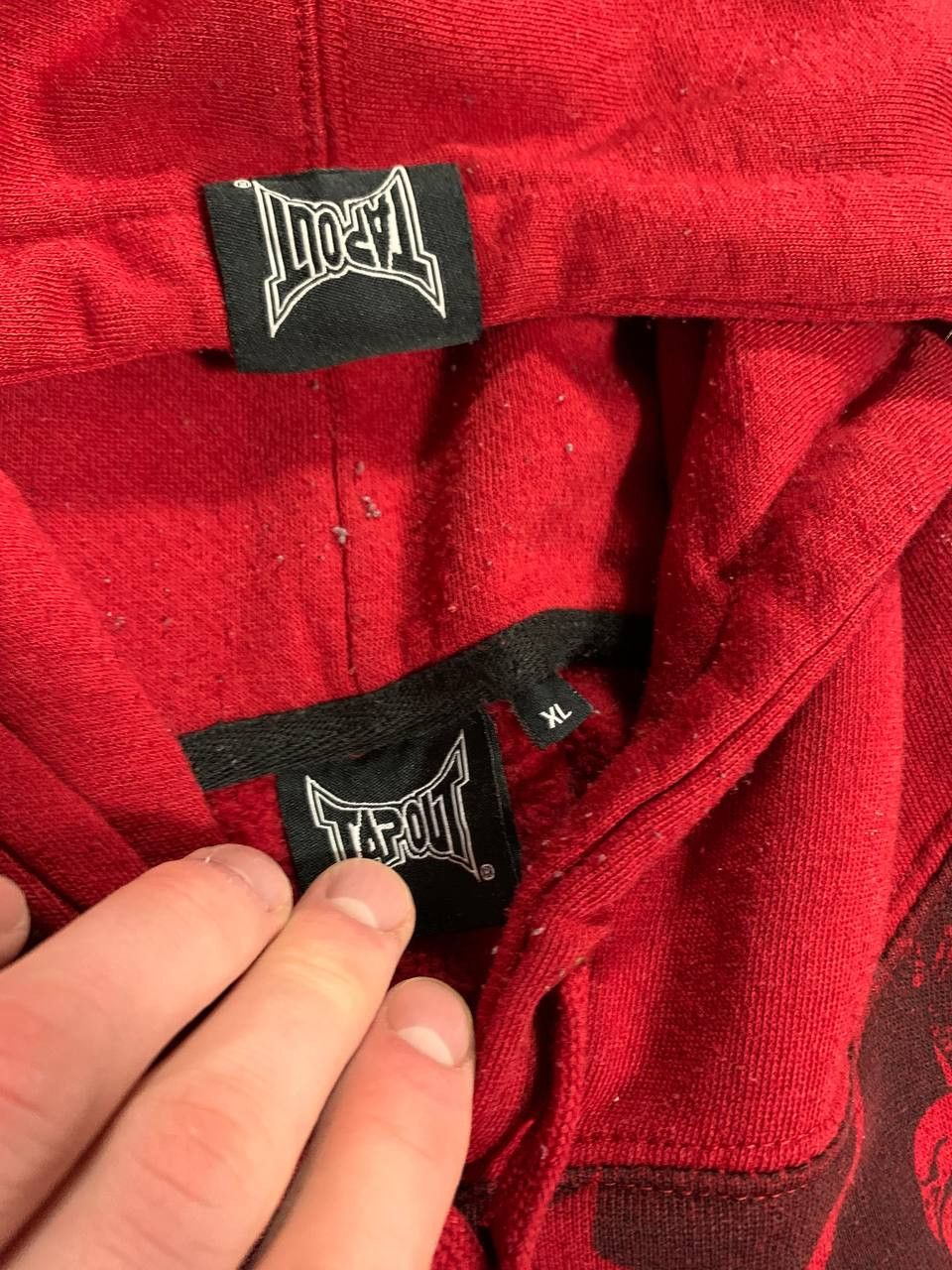 Tapout Hoodie Tapout Overprint Y2k Very Rare Baggy Fit Size US XL / EU 56 / 4 - 13 Thumbnail