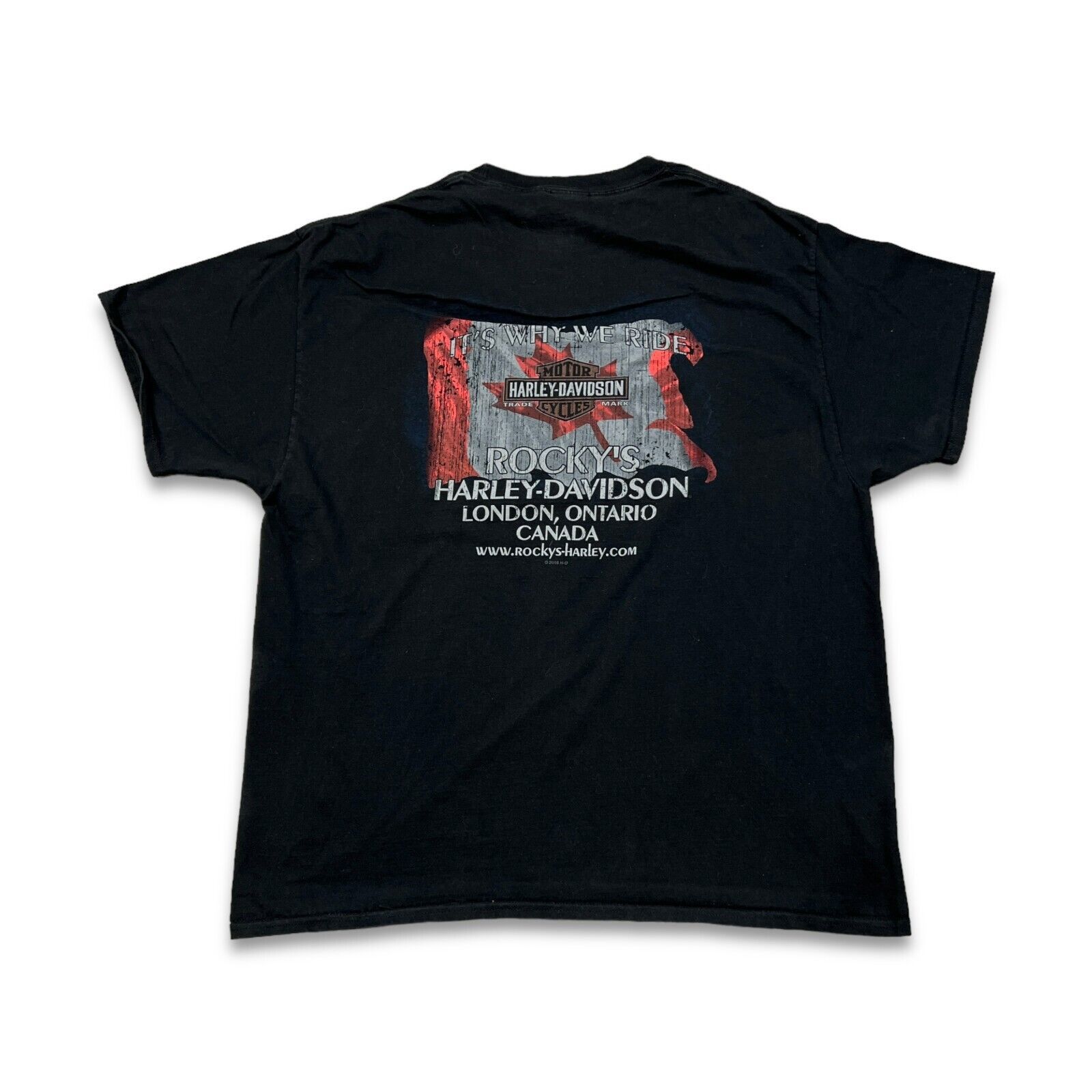 Harley Davidson × Vintage 2019 Harley Davidson T Shirt Legend Biker Short Sleeve Tee Size US XL / EU 56 / 4 - 5 Thumbnail