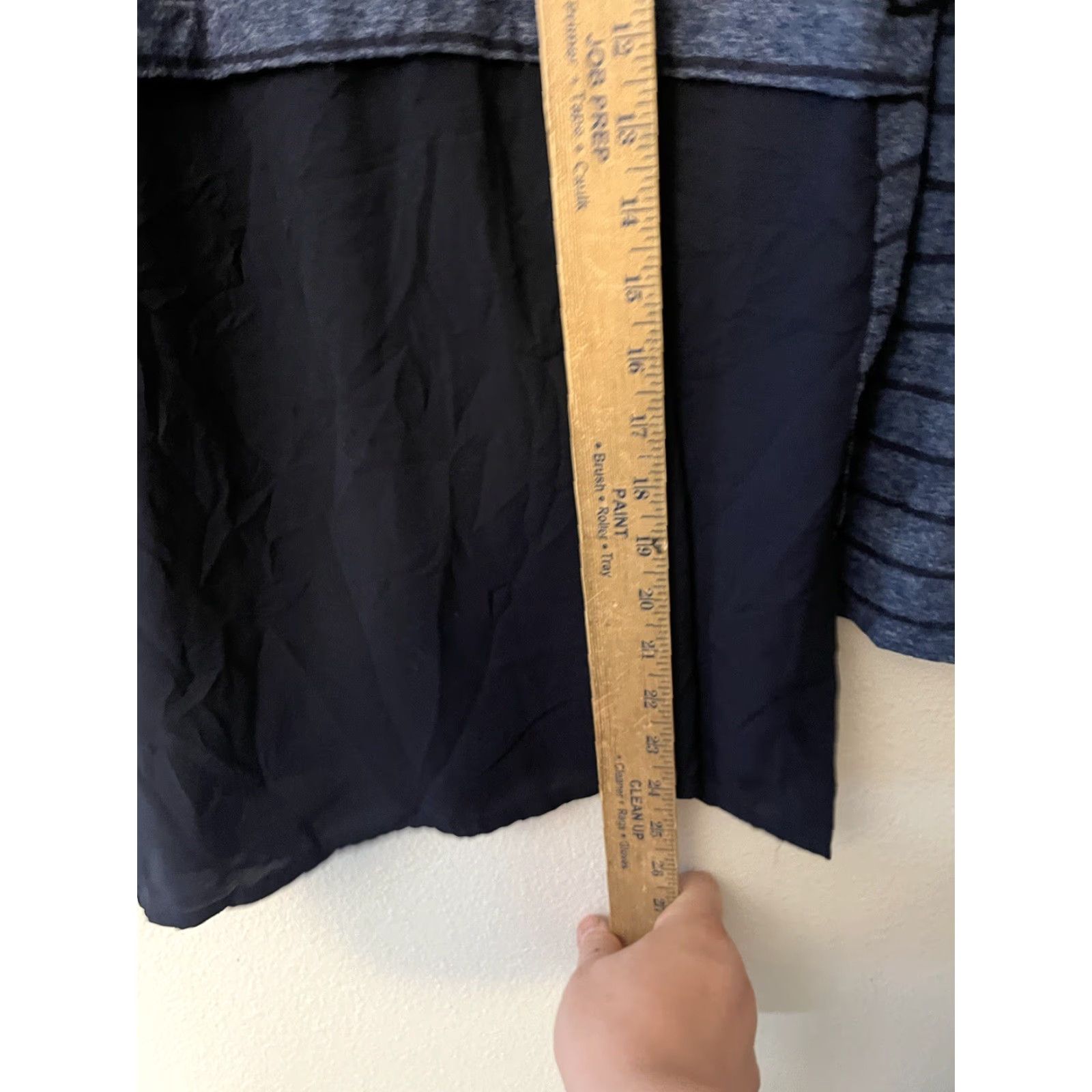 Loft LOFT Blue Striped Sweater Shirt Womens Long Sleeve Round Neck Pullover Size M (Medium) Dress/Top Knit Knitwear Pullover Sweater Size M / US 6-8 / IT 42-44 - 4 Thumbnail