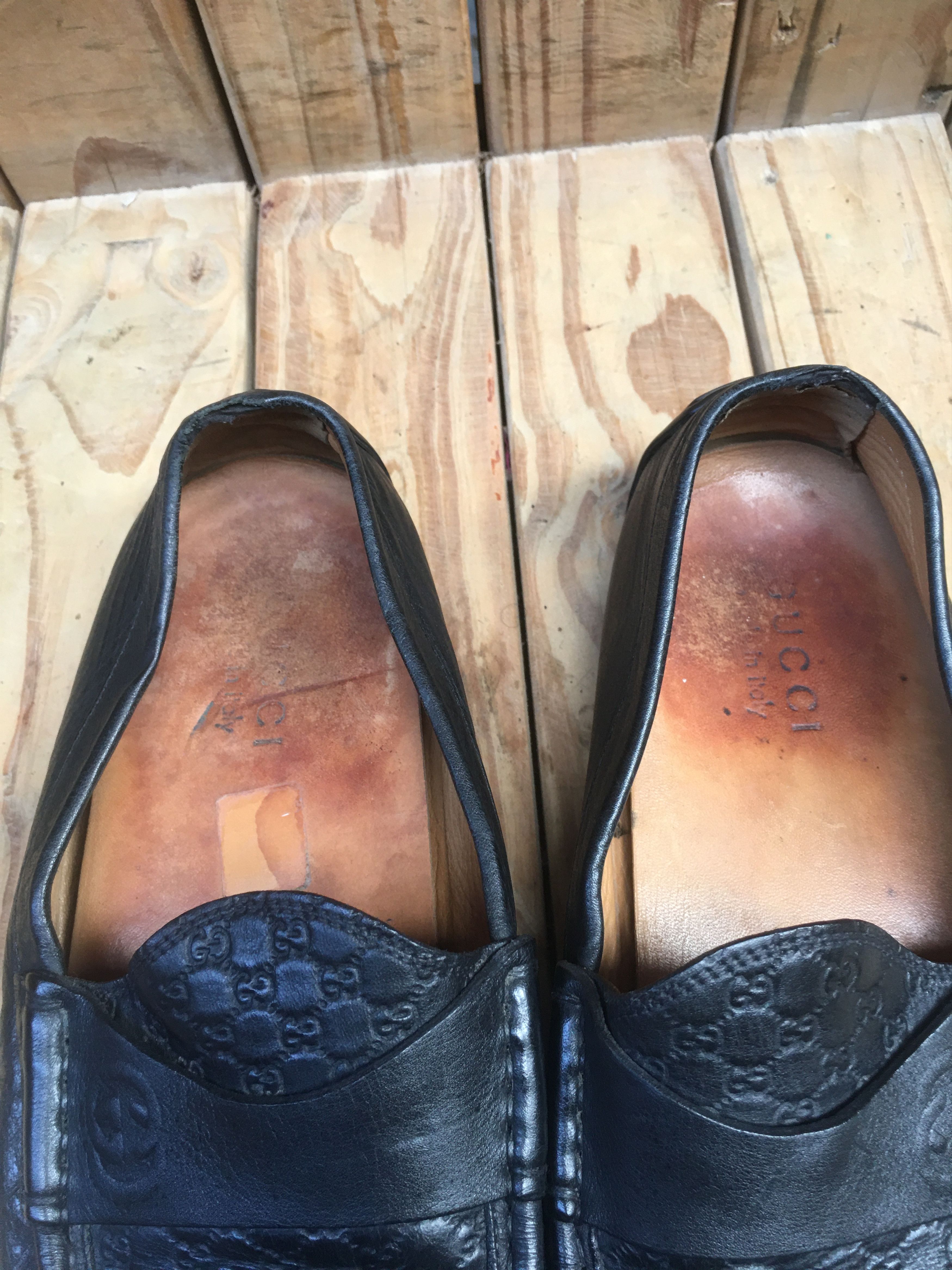 Gucci Gucci 322929 GG Black Men’s Leather Loafers UK 6.5 Size US 7 / EU 40 - 11 Thumbnail