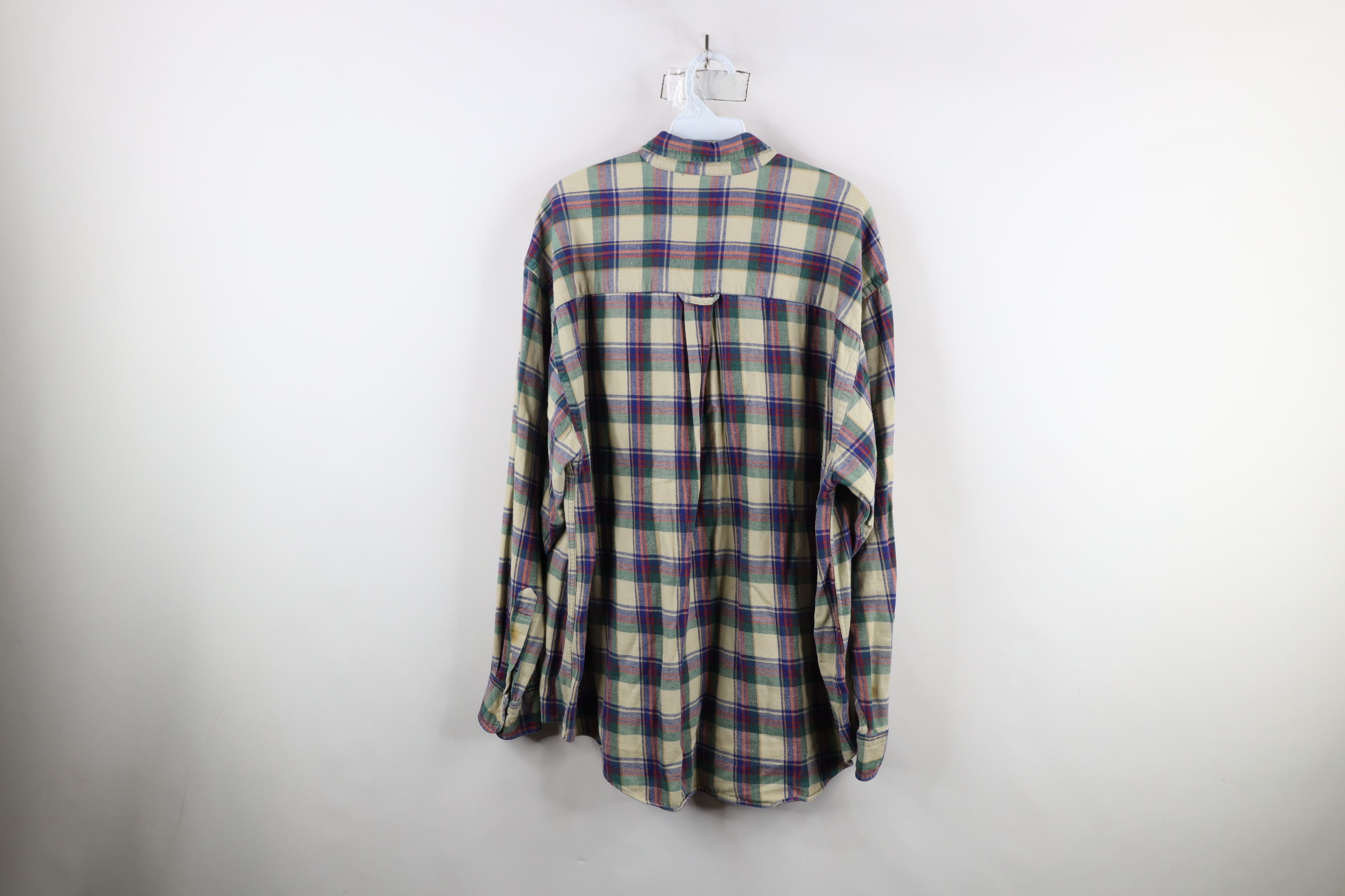 Vintage Vintage 90s Streetwear Flannel Collared Button Down Shirt Size US L / EU 52-54 / 3 - 11 Thumbnail