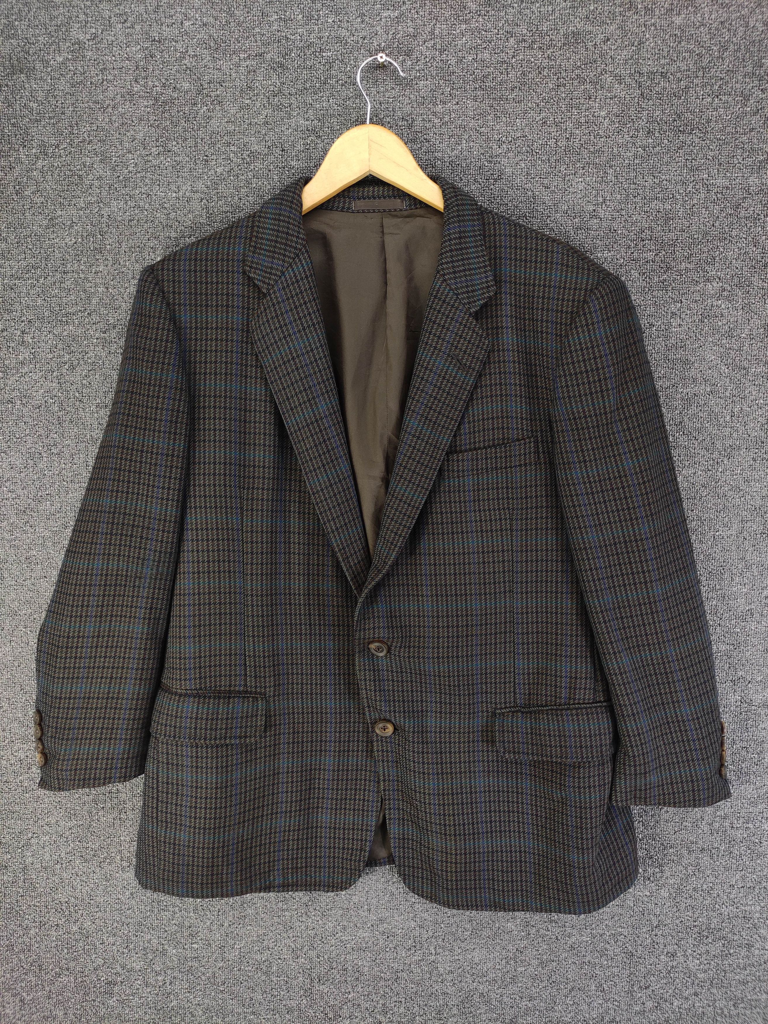 Burberry Vintage Burberrys Wool Coat Blazer Jacket Size US M / EU 48-50 / 2 - 1 Thumbnail