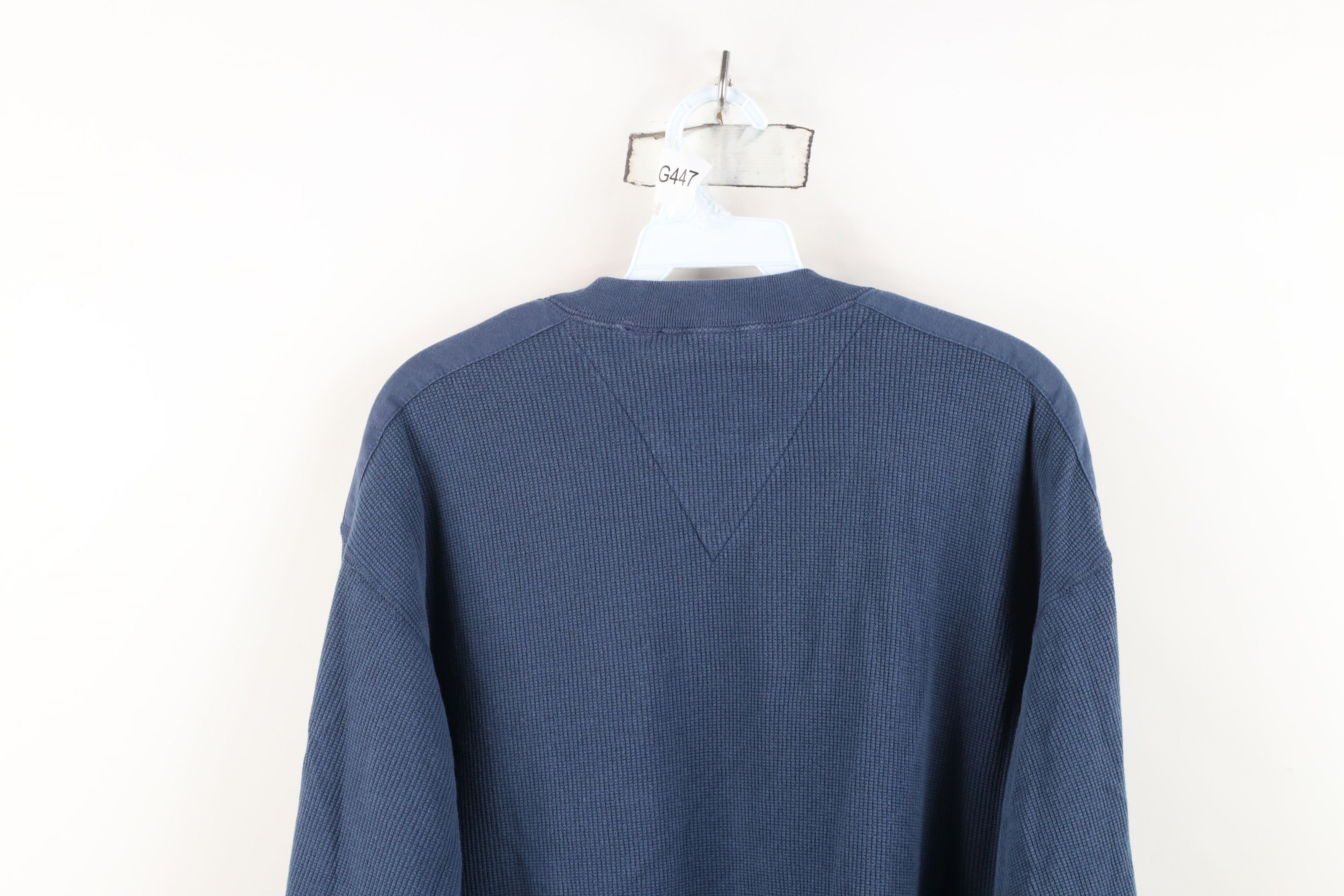 Vintage Vintage 90s Streetwear Waffle Knit Long Sleeve T-Shirt Size US M / EU 48-50 / 2 - 12 Thumbnail