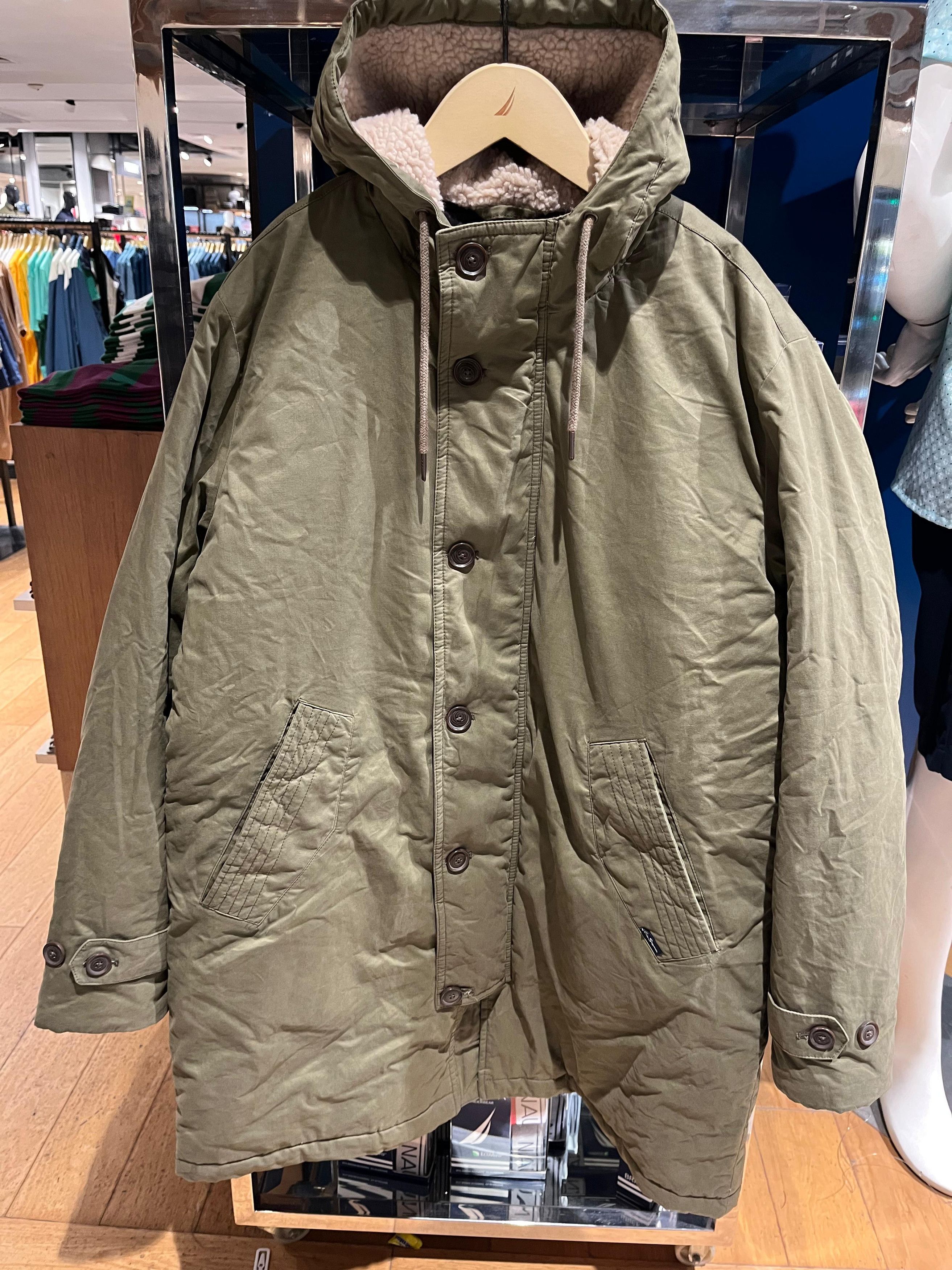 Ben Sherman Ben Sherman N3B Green Hemp Military Hemp Parka Jacket Size US XL / EU 56 / 4 - 7 Thumbnail