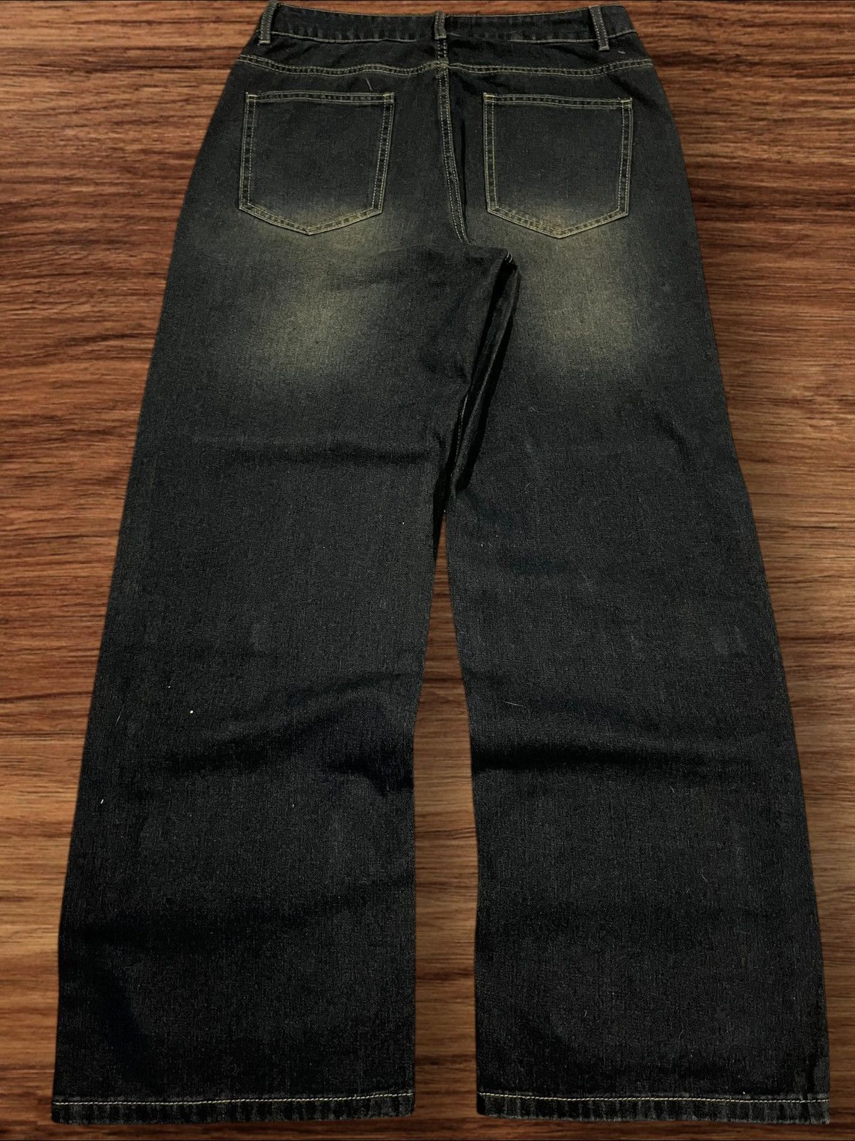 If Six Was Nine × Le Grande Bleu (L.G.B.) × Tornado Mart Vintage Hip Hop Style Multiple Pocket Blue Mud Washed Jeans Size US 30 / EU 46 - 2 Thumbnail