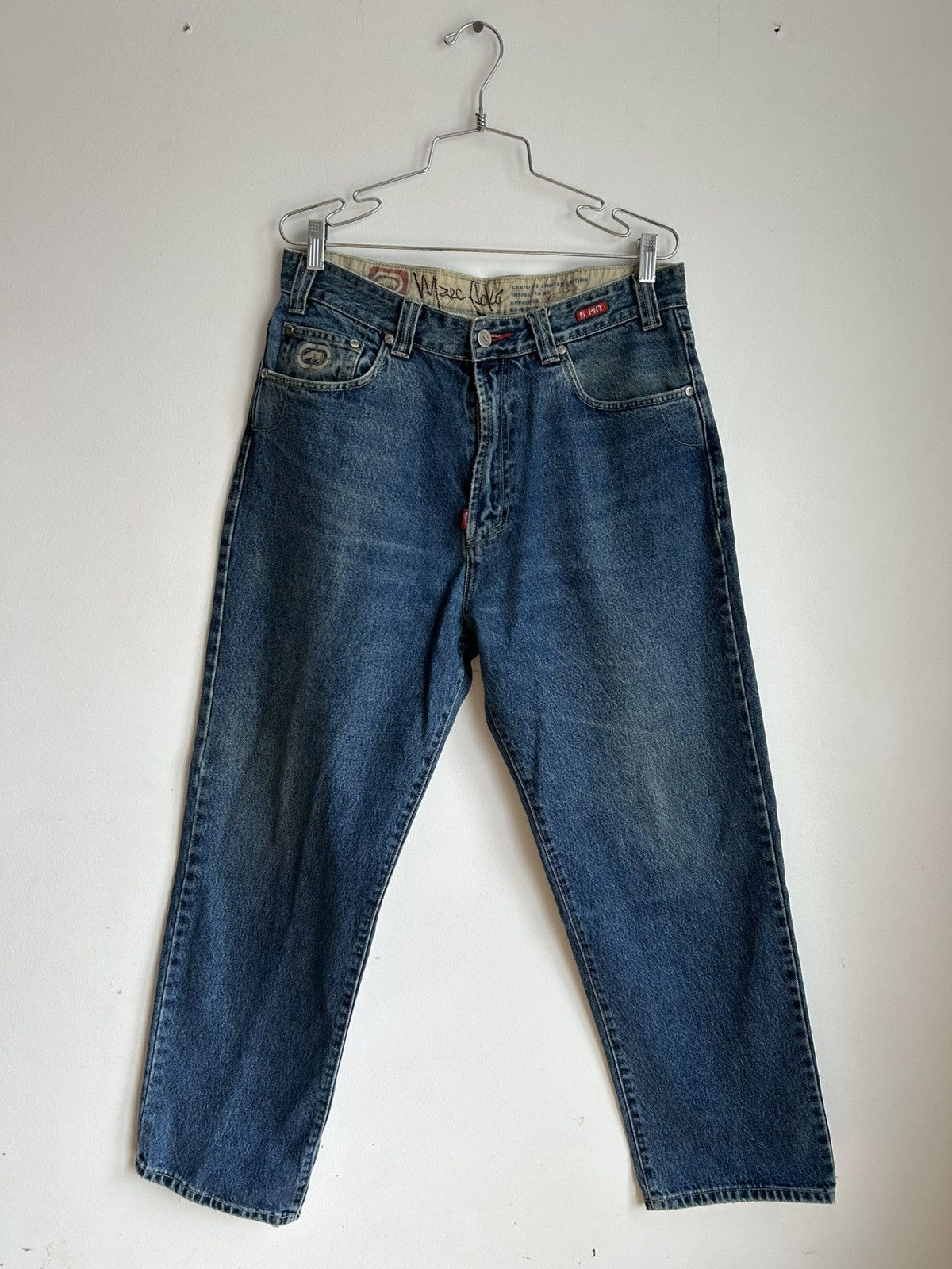 Ecko Unltd. × Marc Ecko × Vintage Marc Ecko Limited edition Vintage Denim jeans y2k Numbered Size US 34 / EU 50 - 3 Thumbnail