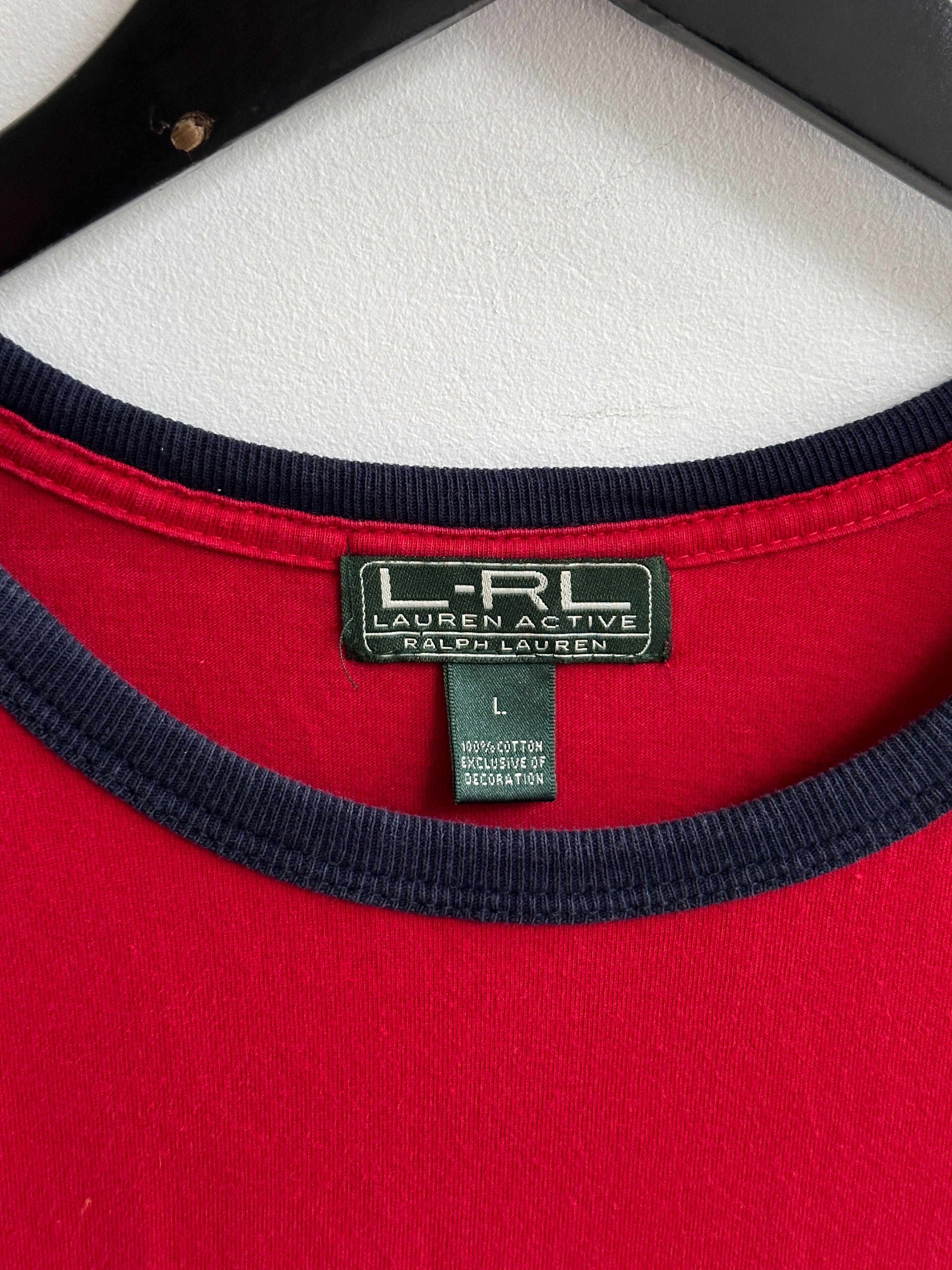Ralph Lauren × Vintage Ralph Lauren Active Longsleeve Tee Shirt Size L / US 10 / IT 46 - 5 Thumbnail