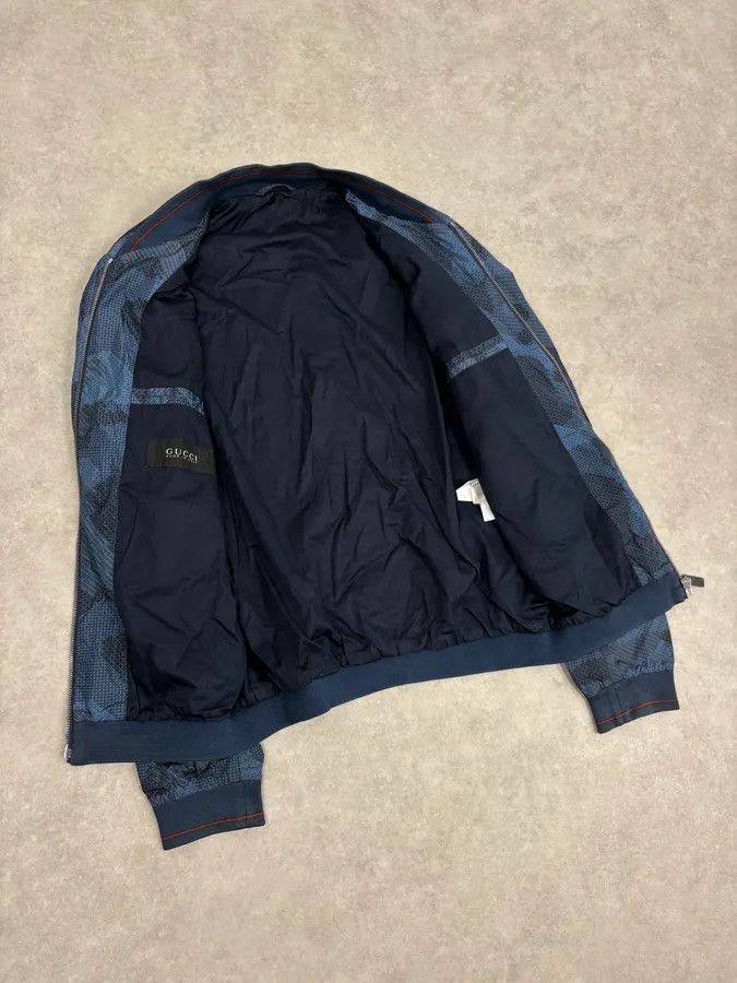 Gucci SS2010 Gucci Navy Camo Bomber Jacket Size US M / EU 48-50 / 2 - 8 Thumbnail