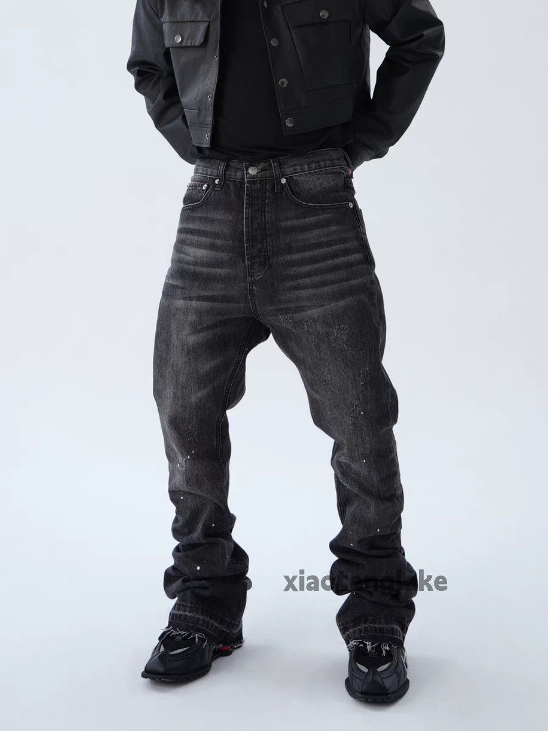 Jean × Vintage Utility washed faded cleanfit yuppie y2k jeans Size US 34 / EU 50 - 2 Thumbnail
