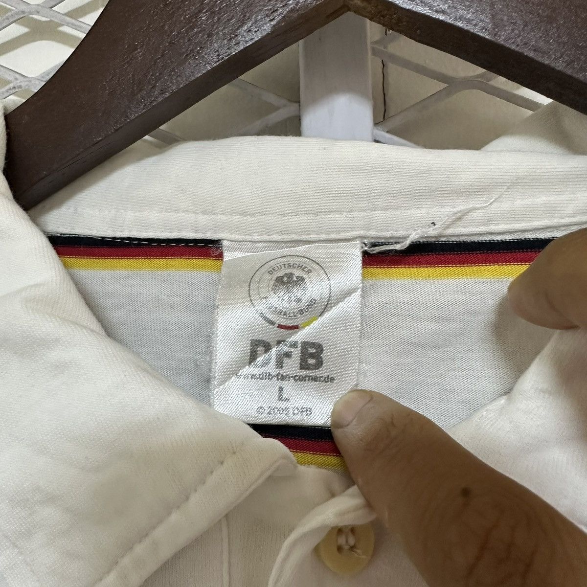 Vintage VINTAGE POLO SHIRT GERMANY FOOTBALL CLUB ©2005 Size US L / EU 52-54 / 3 - 6 Thumbnail