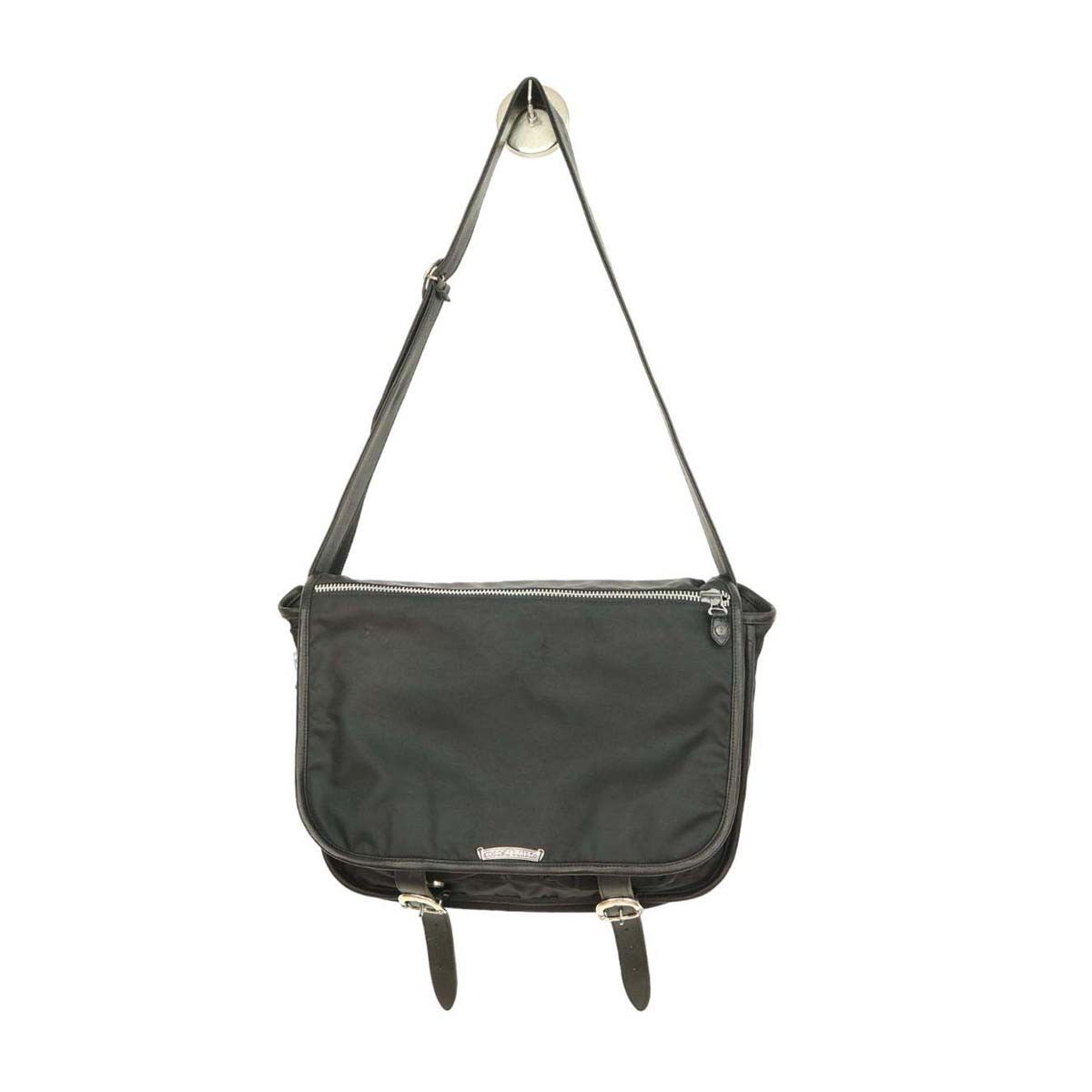 image of Chrome Hearts Gunslinger Shoulder Bag in Black, Men's
