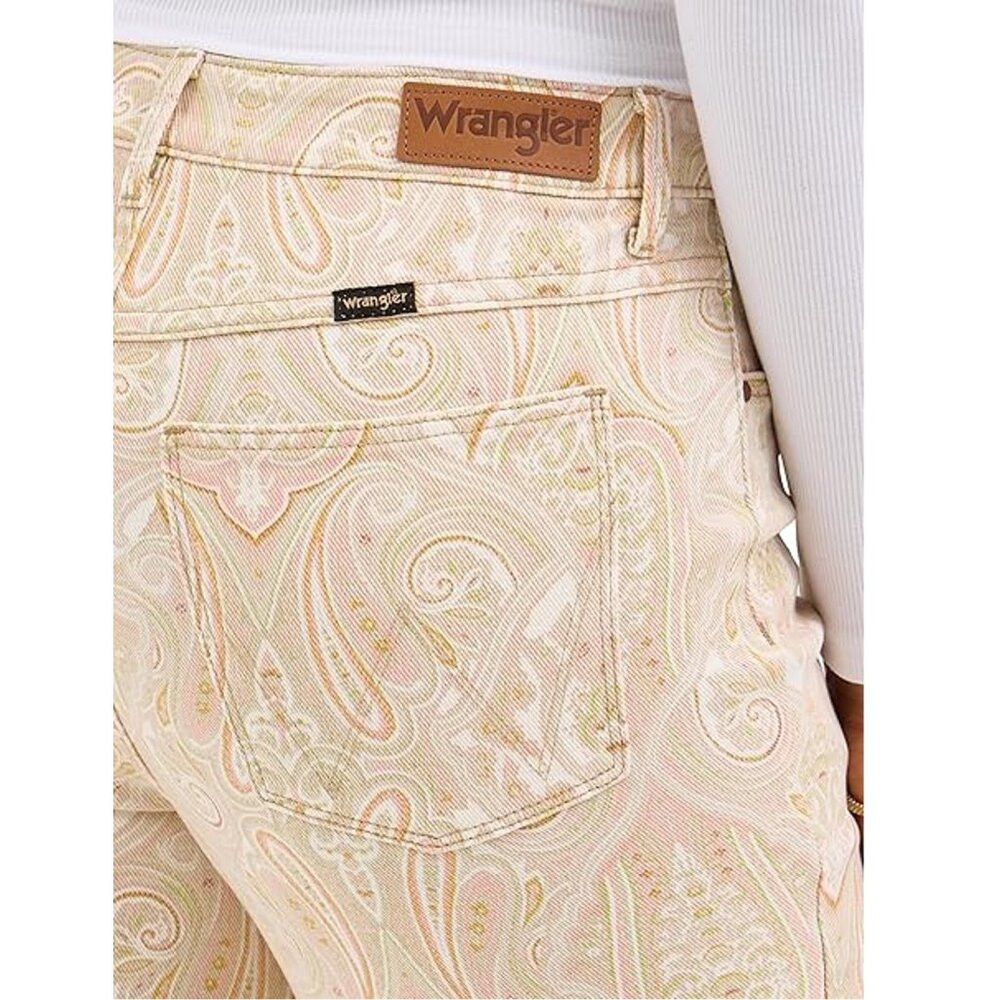 Wrangler NWT New Wrangler High Rise Fierce Flare Paisley Jeans Size Size 26" / US 2 / IT 38 - 3 Thumbnail
