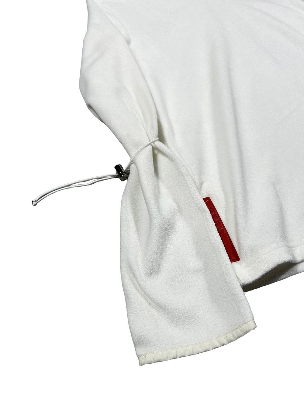 Prada Prada "Linea Rossa" Fleece Hoodie Size M / US 6-8 / IT 42-44 - 4 Thumbnail