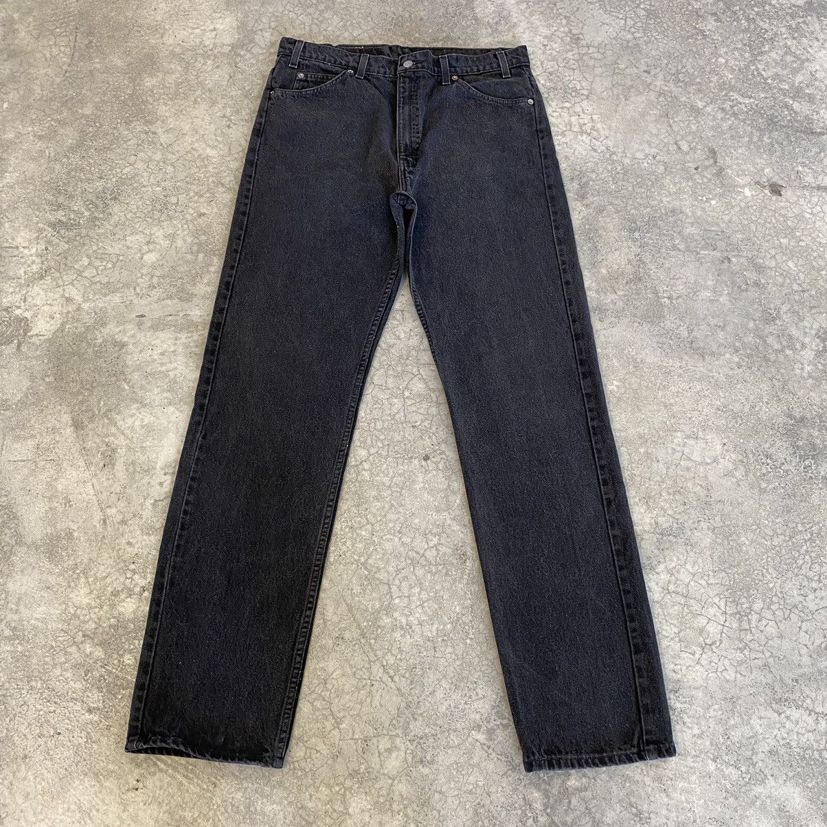 Levi's × Vintage Vintage 90’s Levis 505 Orange Tab Straight Leg Jeans Size US 35 - 1 Thumbnail