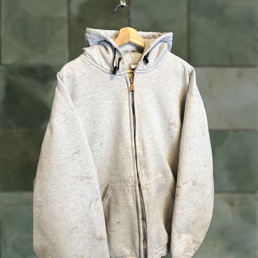 90's  boy×stussy×carhartt Carhartt × Stussy 90's Carhartt Stussy Tommy Boy Record Hoodie