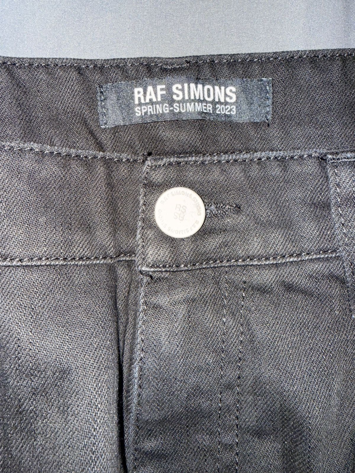 Raf Simons Raf Simons SS23 ‘Destroyed Double Denim’ Jeans Size US 30 / EU 46 - 4 Thumbnail