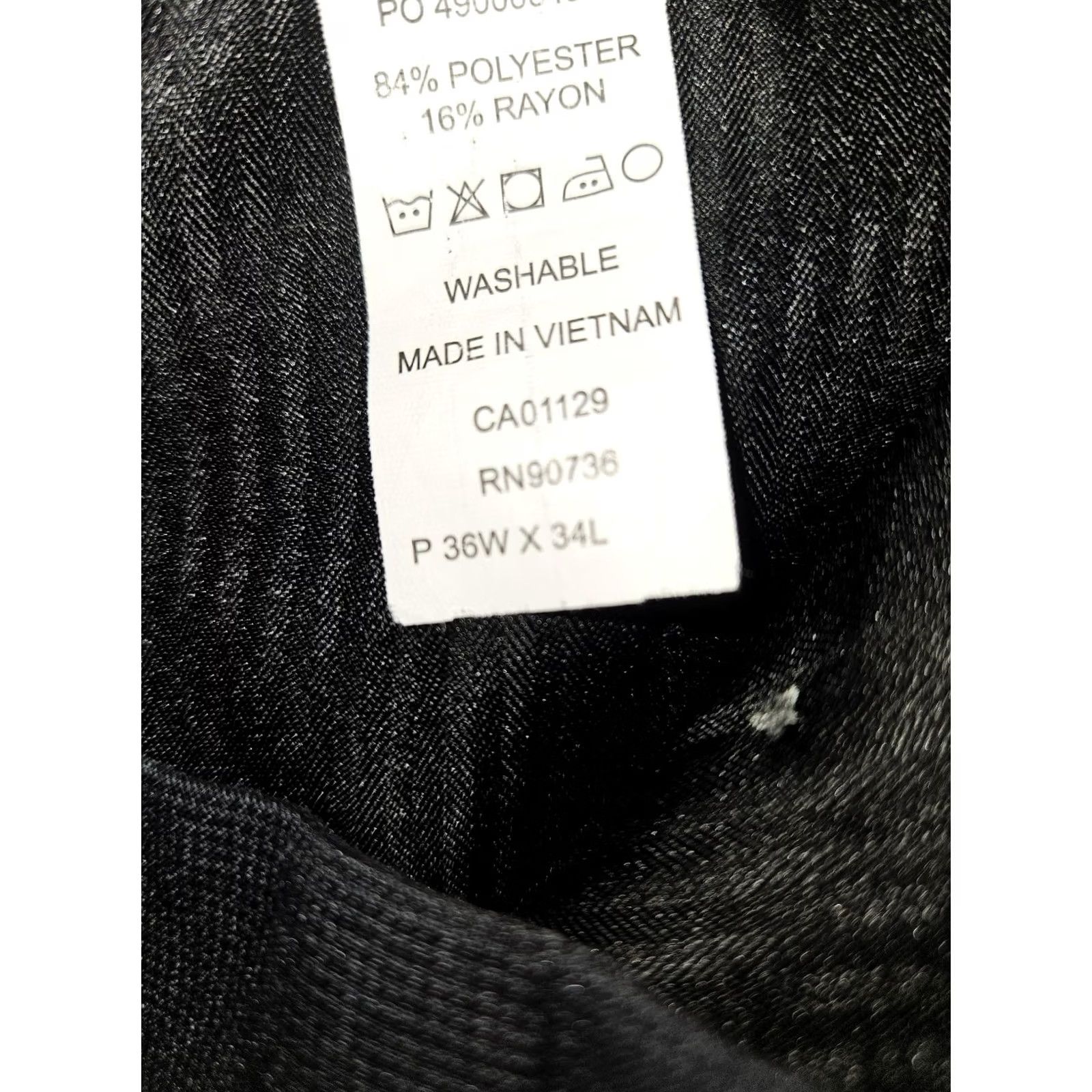 Ralph Lauren VINTAGE is not applicable; Lauren Ralph Lauren Dress Pants Mens 36x33 Gray Flat Front Suit Pants Size 36R - 3 Thumbnail