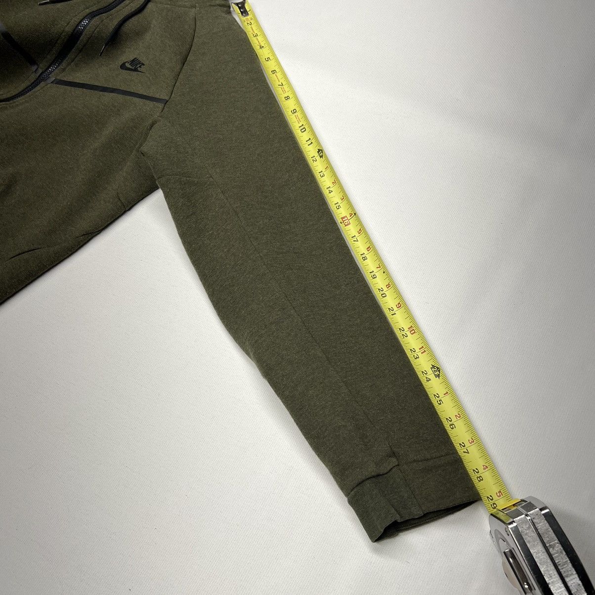 Nike Nike Tech Fleece Sweatshirt Hoodie Olive Green Pine Full Zip Size US L / EU 52-54 / 3 - 19 Thumbnail