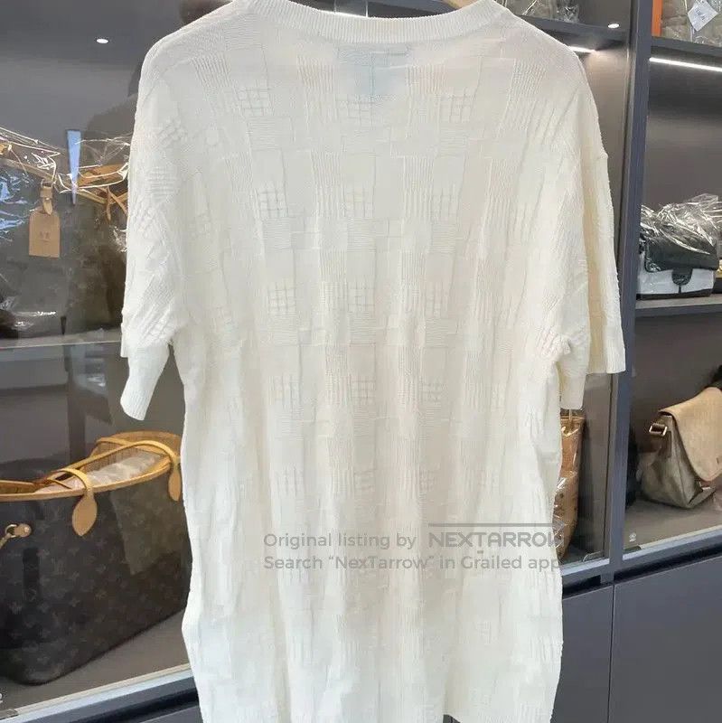 Louis Vuitton Louis Vuitton White Women's T. Size L / US 10 / IT 46 - 2 Thumbnail
