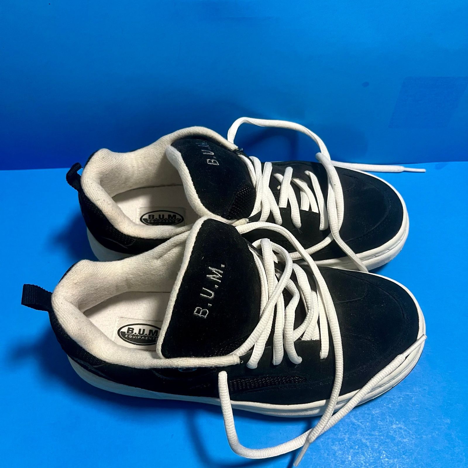 B.U.M Equipment Y2K B.U.M. Sneakers Men’s Sz 5.5 Black White Skate Shoes Size US 5.5 / EU 38 - 8 Thumbnail
