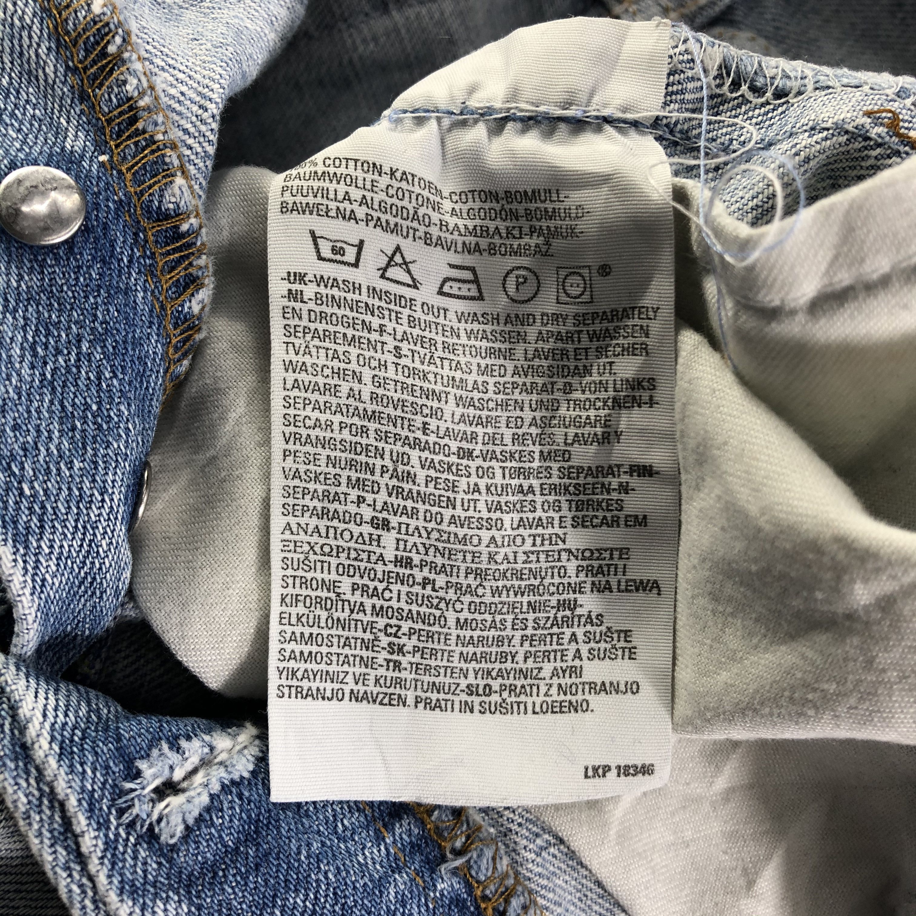 Levi's × Vintage Vintage 90s Levis 501 Jeans-JM3275 Size US 30 / EU 46 - 11 Thumbnail