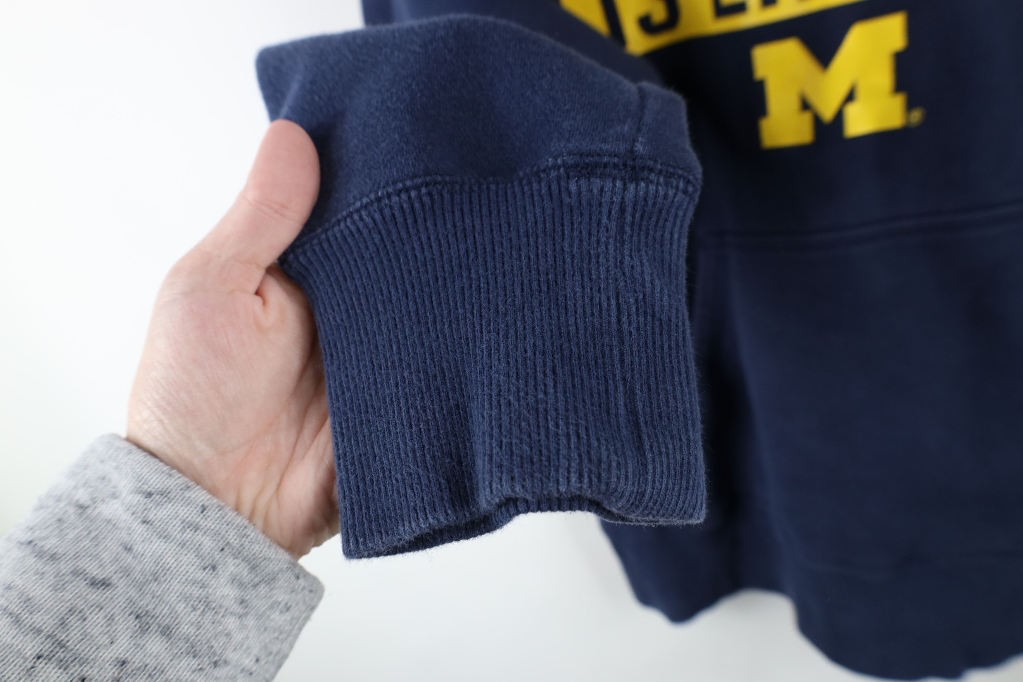 Nike × Vintage Nike Air Jordan Respect Earned University of Michigan Hoodie Size US L / EU 52-54 / 3 - 9 Thumbnail