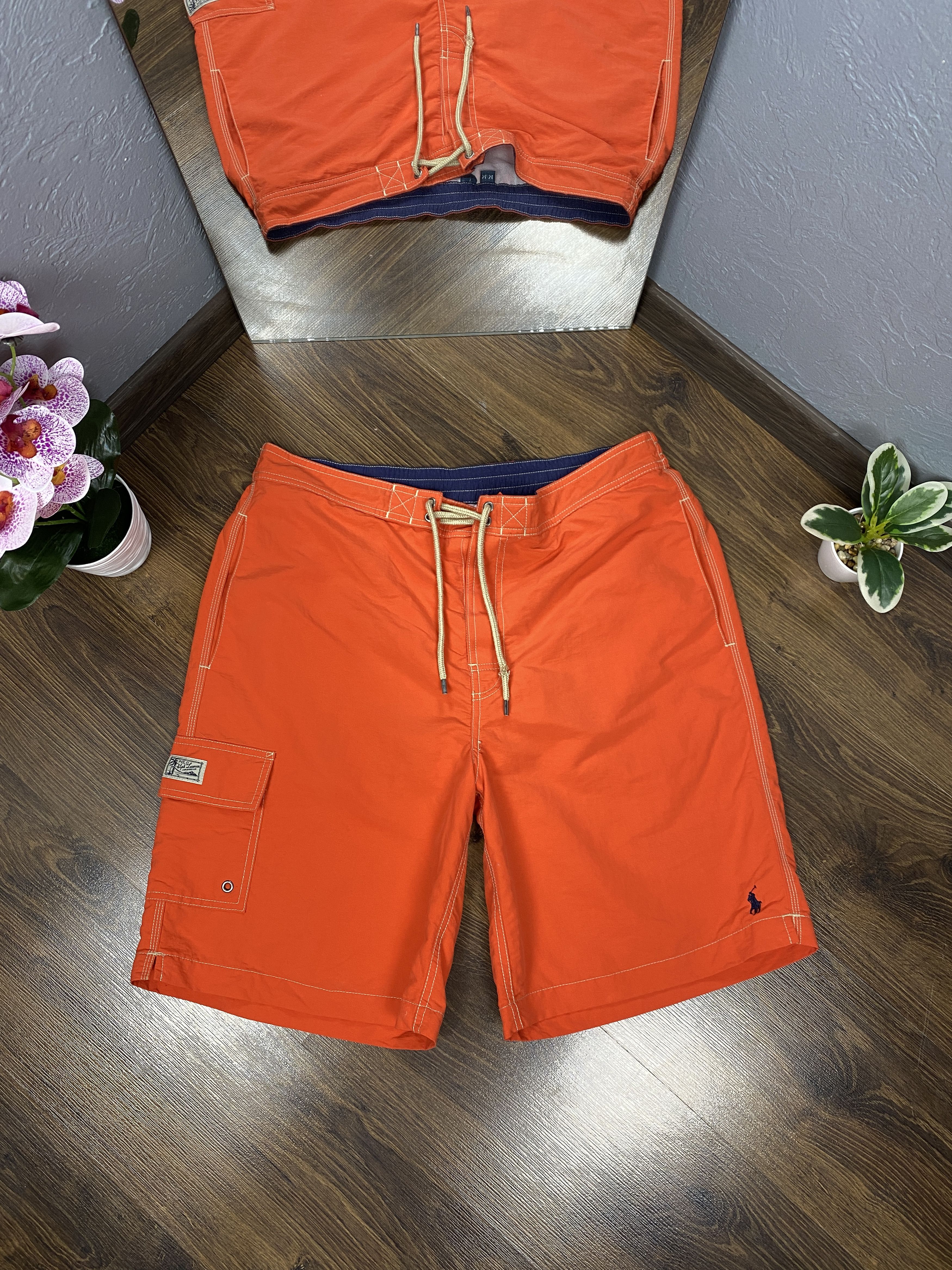 Polo Ralph Lauren × Ralph Lauren × Vintage Polo Ralph Lauren vintage nylon swimming shorts Size US 32 / EU 48 - 1 Thumbnail