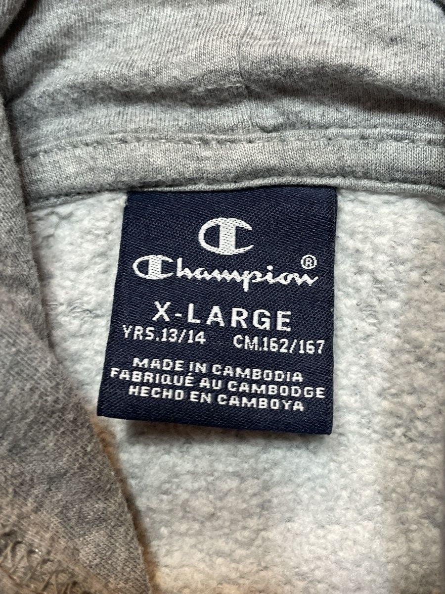 Champion 🔥Offers🔥Champion Hoodie Big Logo Spellout Hype Streetwear Size US XS / EU 42 / 0 - 6 Thumbnail
