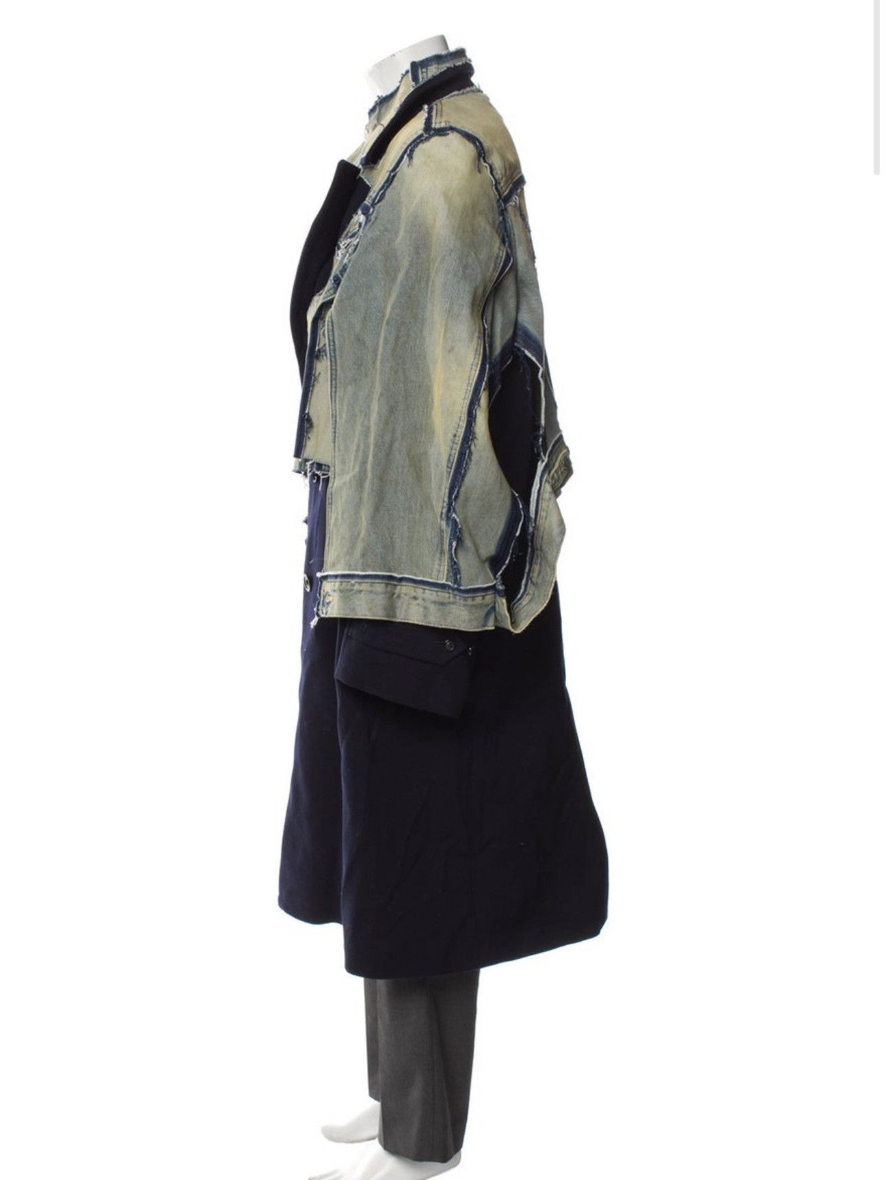 Maison Margiela Maison Margiela “Rare” Double Denim Peacoat Size US XL / EU 56 / 4 - 2 Thumbnail