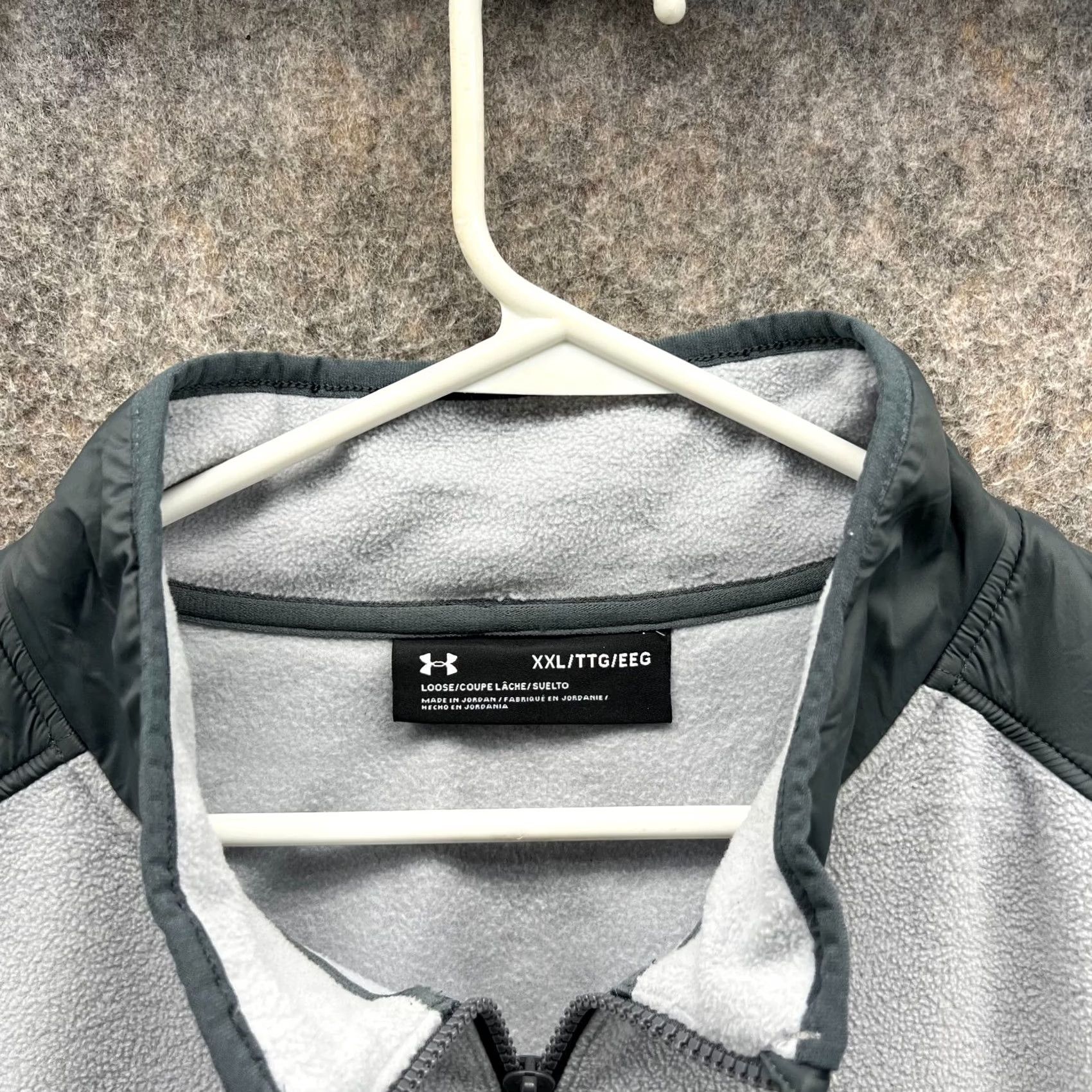 Under Armour VINTAGE Under Armour Sweater Men 2XL Gray Green 1/2 Zip Fleece Pullover Jacket Size US XXL / EU 58 / 5 - 3 Thumbnail