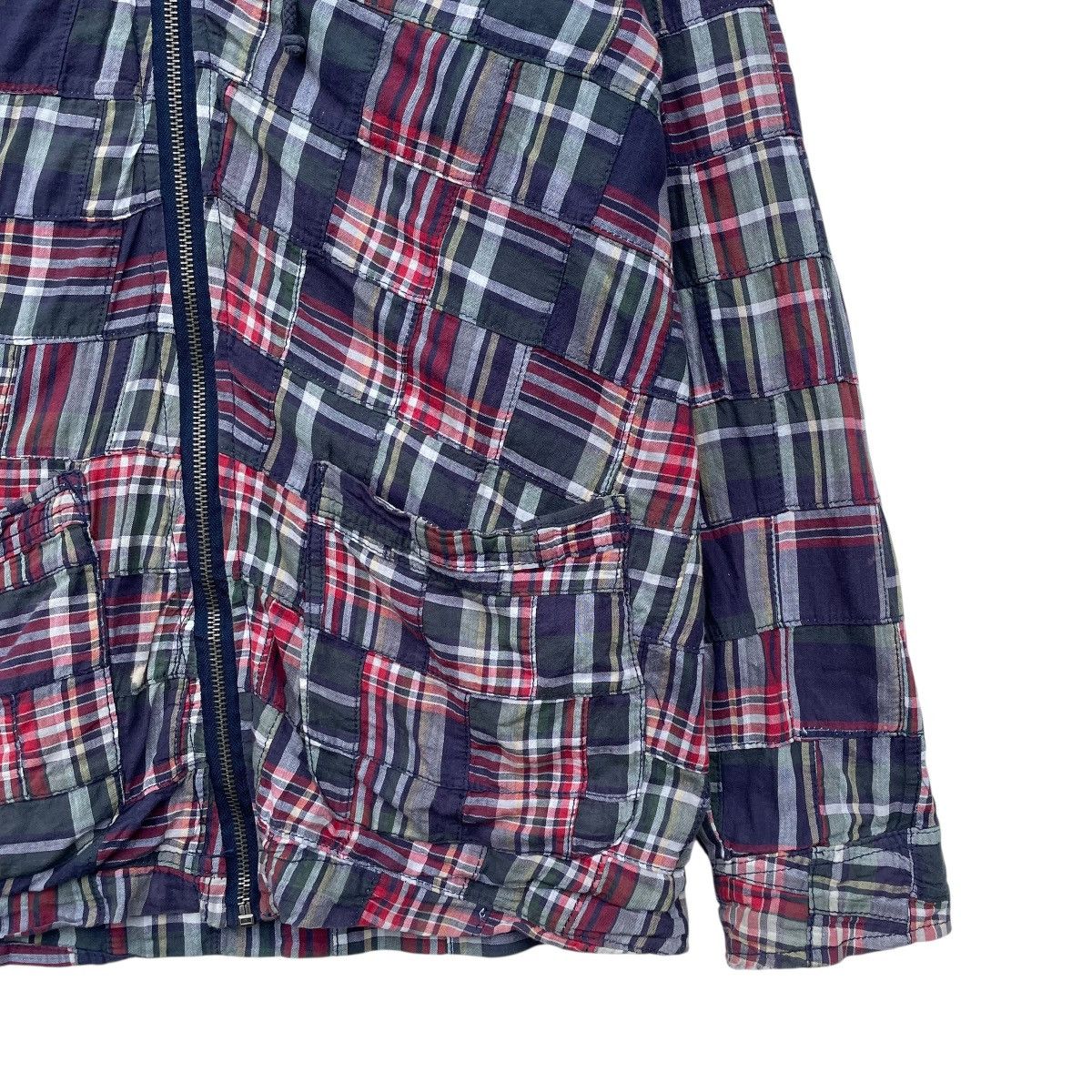 J. Press 💥J press Pachtwork Hooded Jacket Size US M / EU 48-50 / 2 - 6 Thumbnail