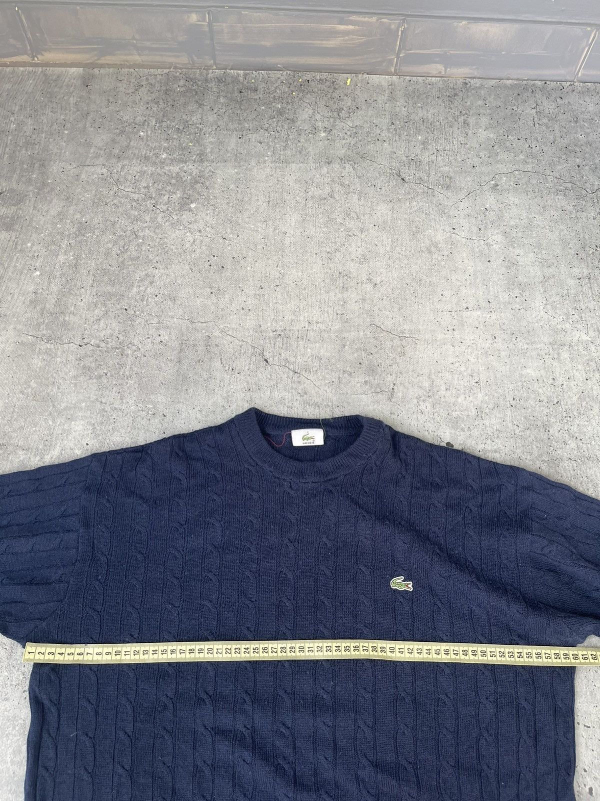 Lacoste Vintage 90s Lacoste Knite Wool Sweater Size US XL / EU 56 / 4 - 5 Thumbnail