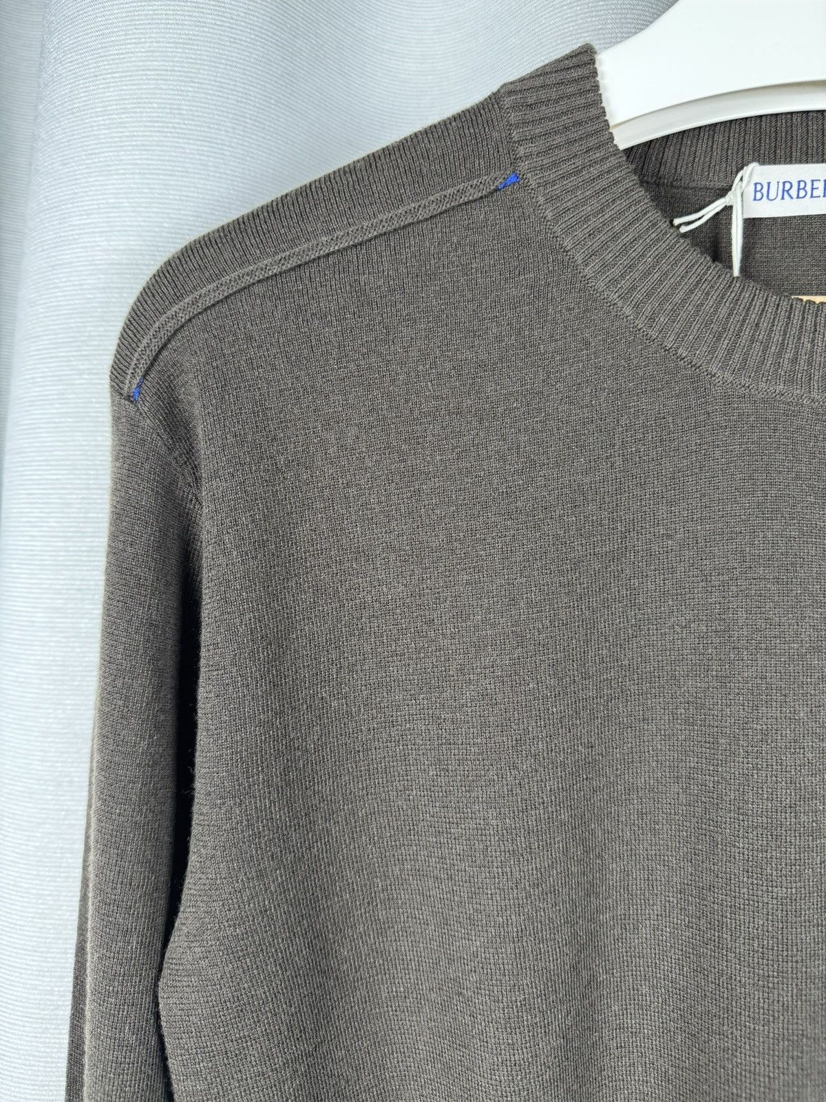 Burberry Burberry Daniel Lee Era Knight Blue Stitch Wool Sweater XS Size US XXS / EU 40 - 3 Thumbnail