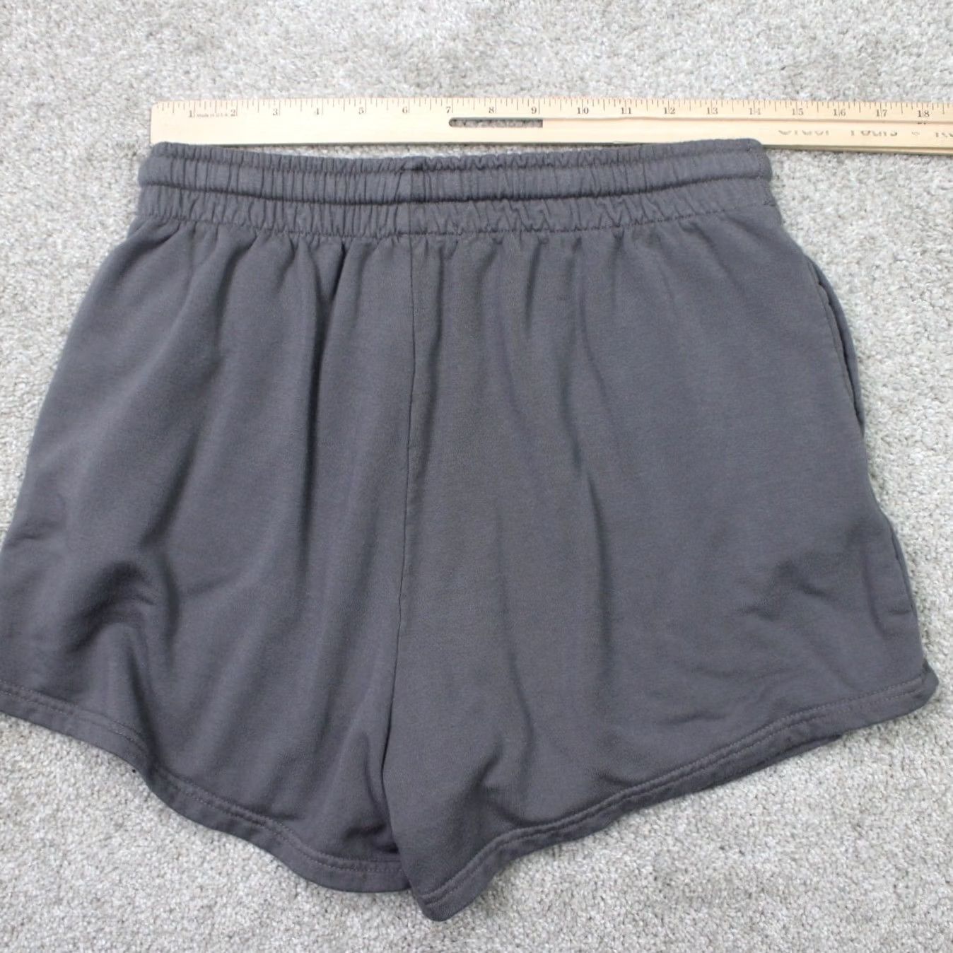 Talentless Talentless Sweat Shorts Women Large Gray Elastic Waist Lounge Athleisure Stretch Size 36" / US 14 / IT 50 - 5 Thumbnail