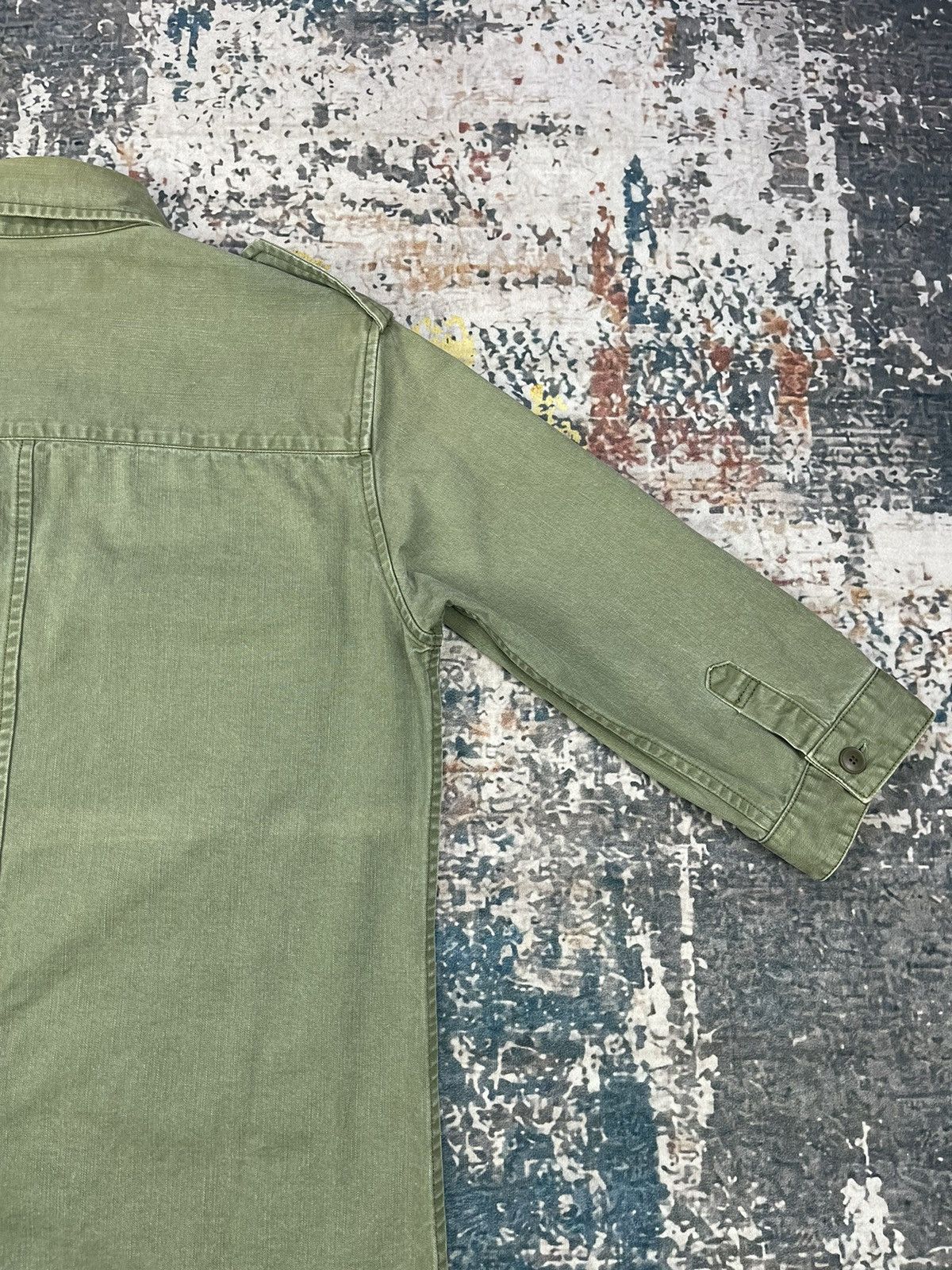 Vintage Magine Japan U.S Army Quarter Sleeve Workshirt Size US XS / EU 42 / 0 - 7 Thumbnail