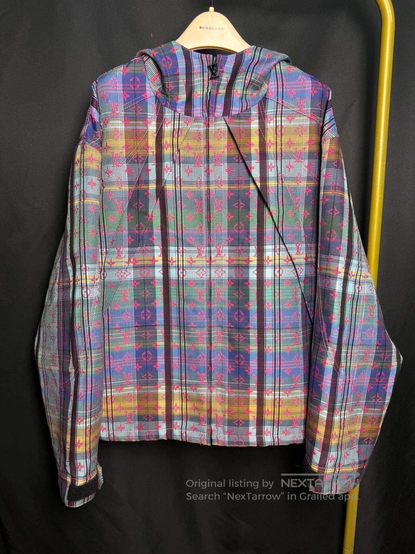 Louis Vuitton colorful checkered hooded jacket by Louis Vuitton. Size US M / EU 48-50 / 2 - 1 Thumbnail