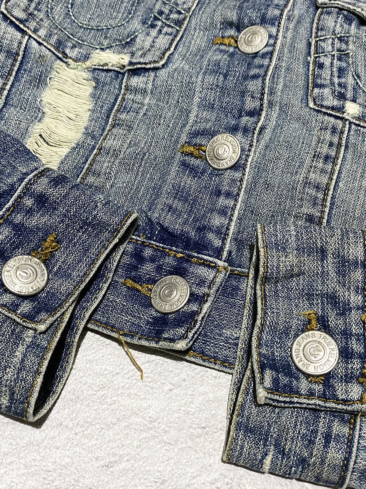 True Religion 🔥SALE🔥 True Religion Denim Jacket Size M / US 6-8 / IT 42-44 - 3 Thumbnail