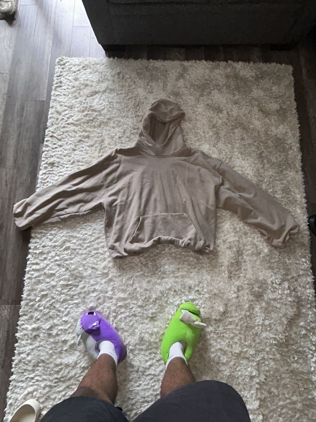 Japanese Brand × Vintage × Yeezy Yeezy Style Unbranded Oversized Hoodie Size US L / EU 52-54 / 3 - 2 Thumbnail