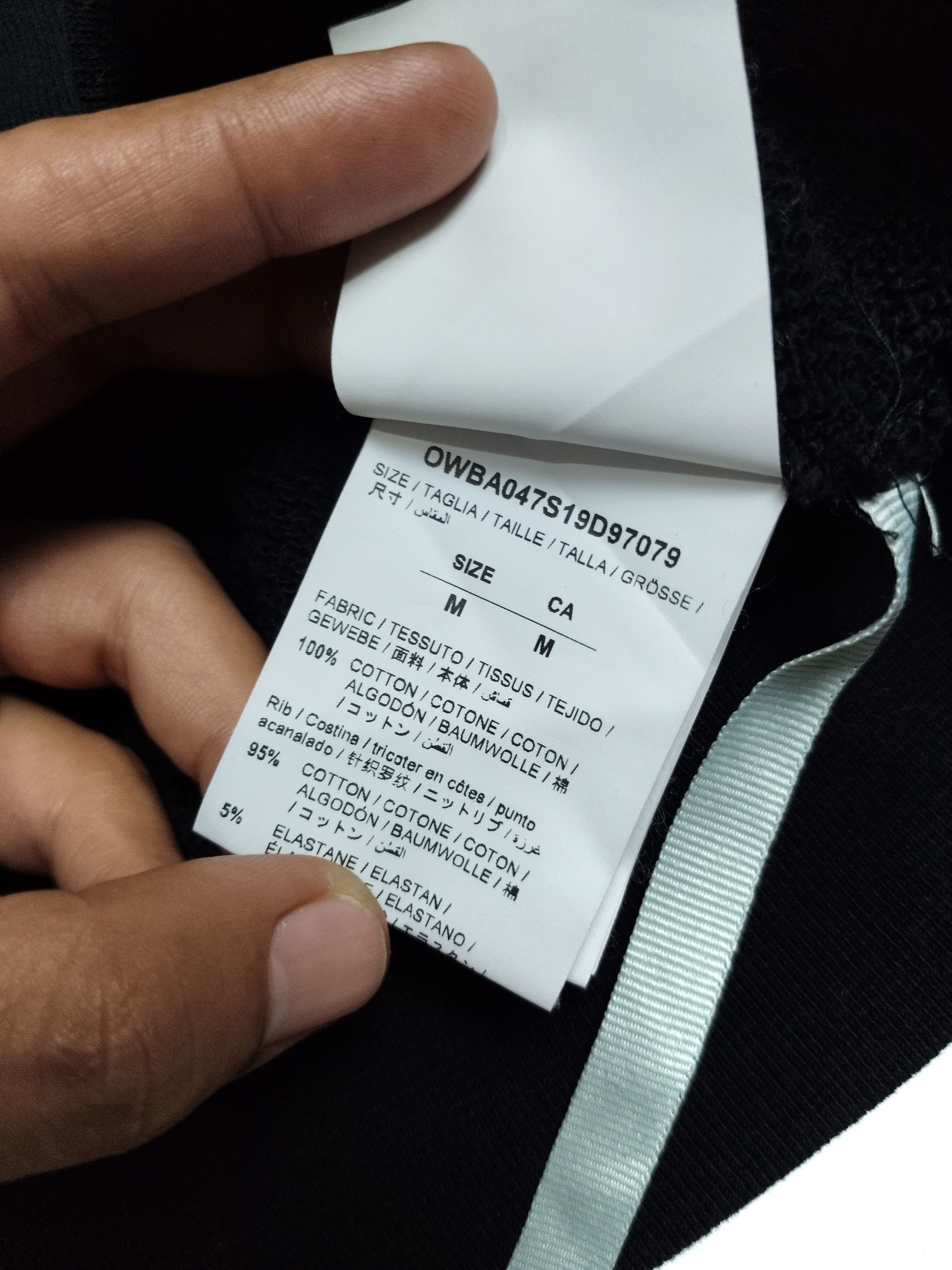 Off-White Off White Loose Flowers Printing Black Sweatshirt Size M / US 6-8 / IT 42-44 - 14 Thumbnail