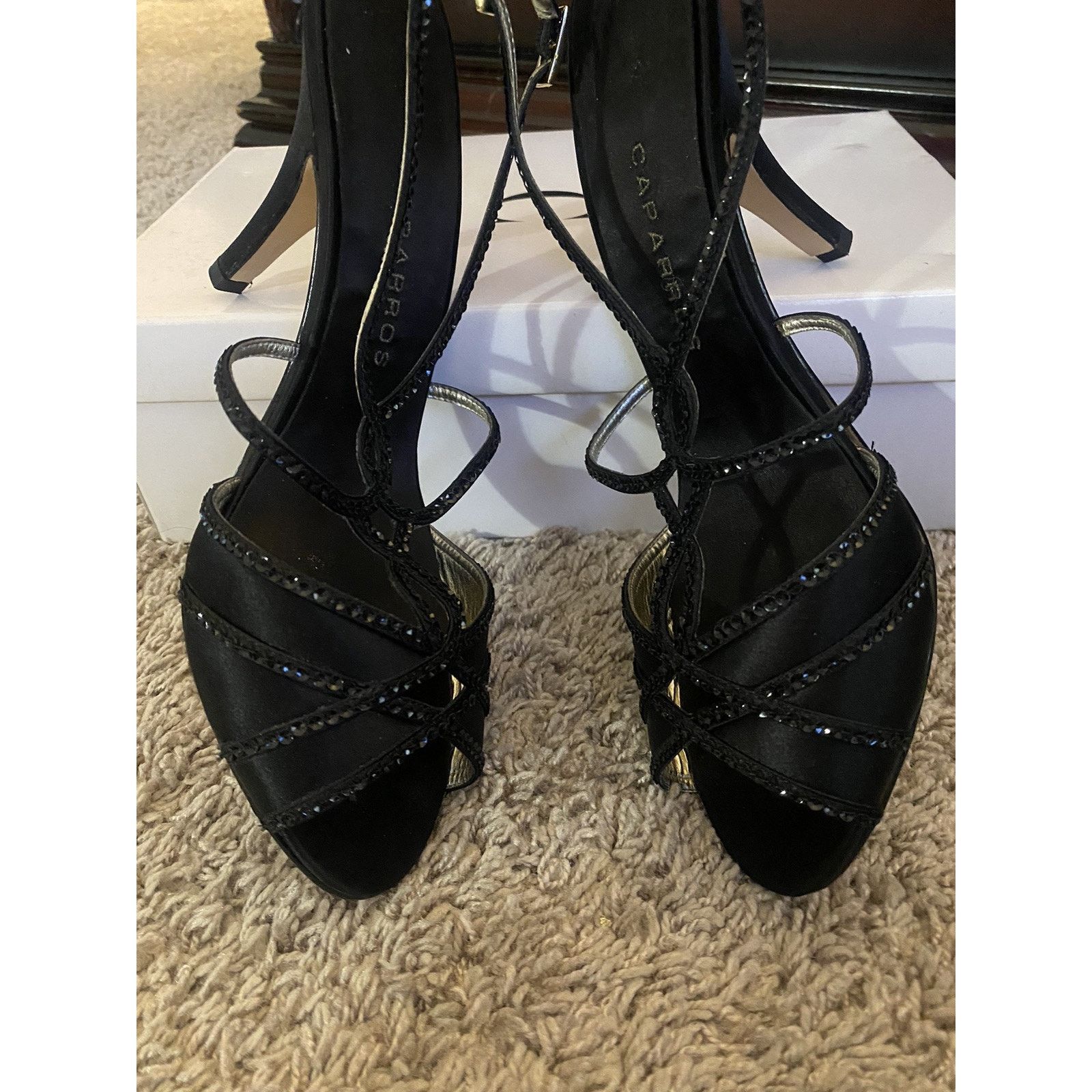 & Other Stories Caparros Women Open Toes Sequen blk sz 8 Size US 8 / IT 38 - 5 Thumbnail