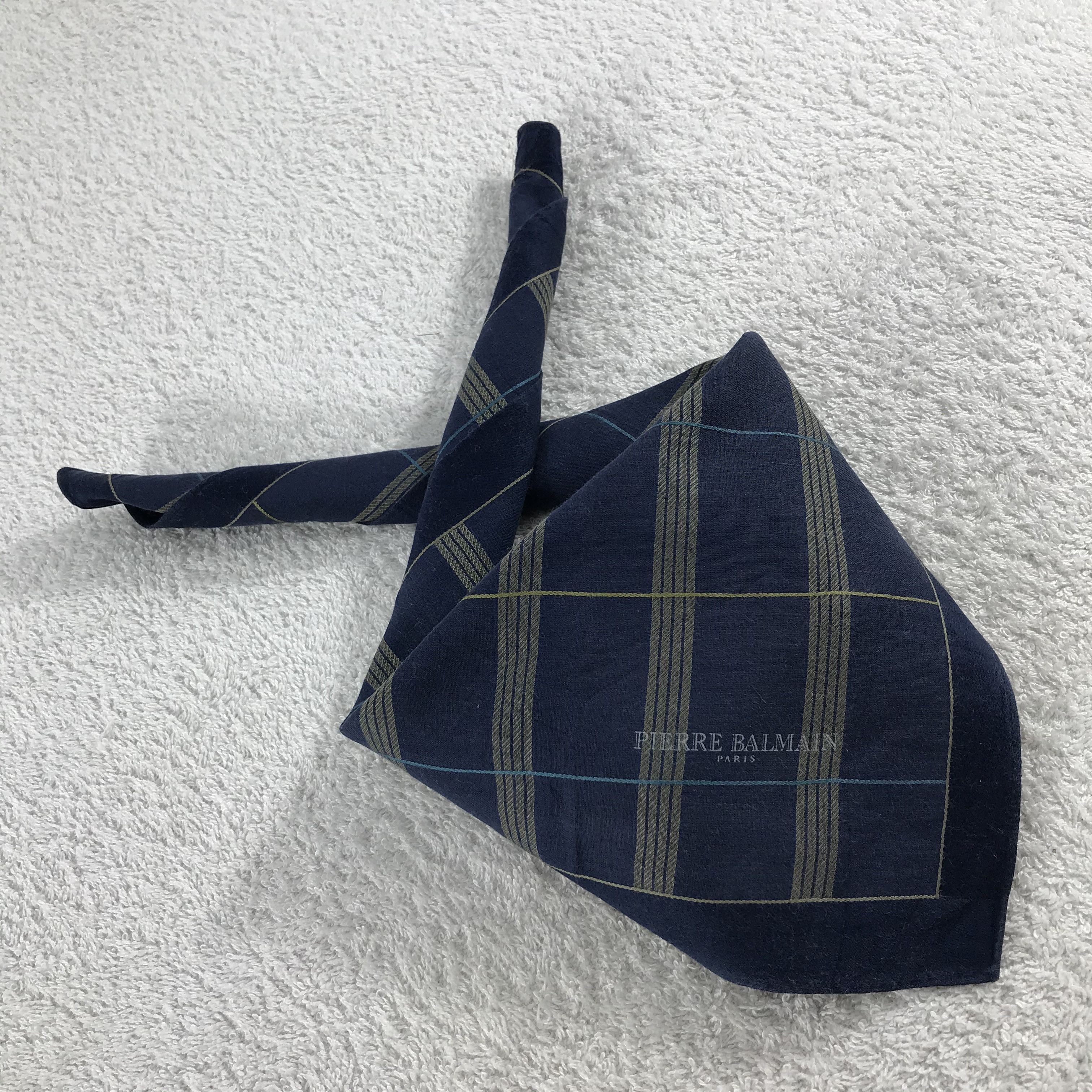 Pierre Balmain × Vintage Pierre Balmain Bandana / Handkerchief / Neckerchief - S075 Size ONE SIZE - 4 Thumbnail