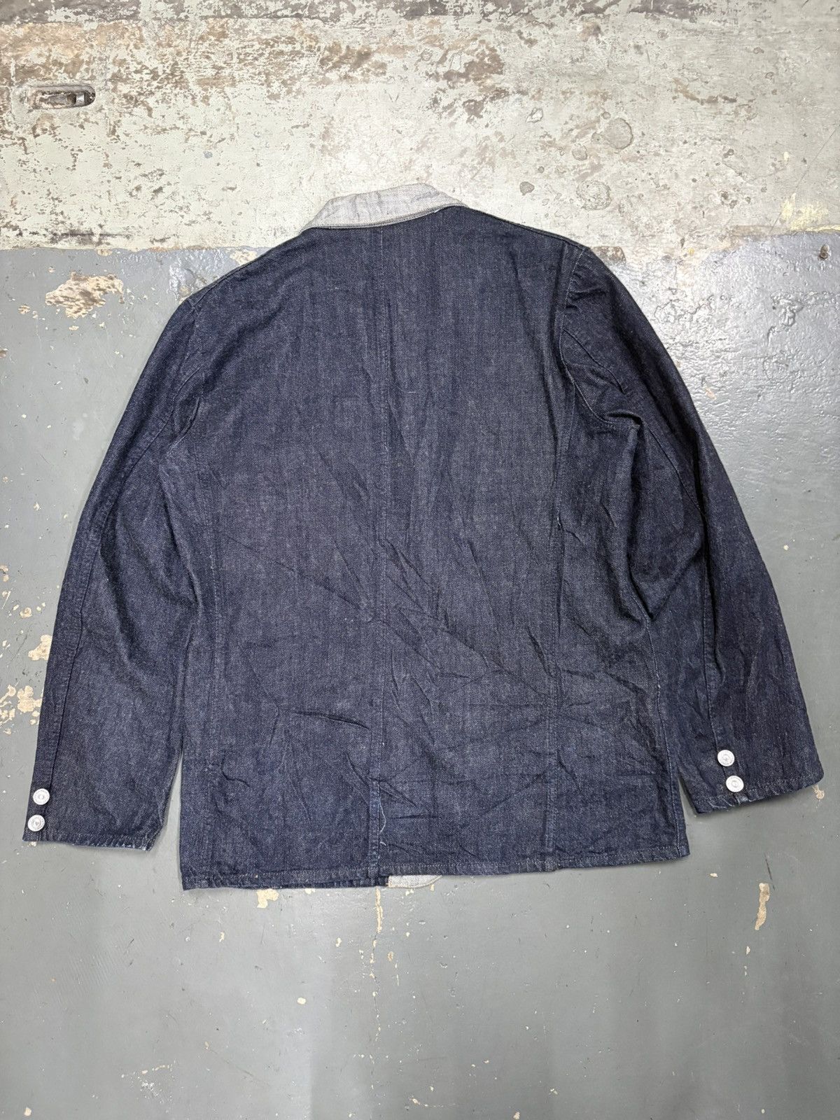 Japanese Brand Conners sewing factory(C.S.F) one piece of rock denim jacket Size US S / EU 44-46 / 1 - 2 Thumbnail