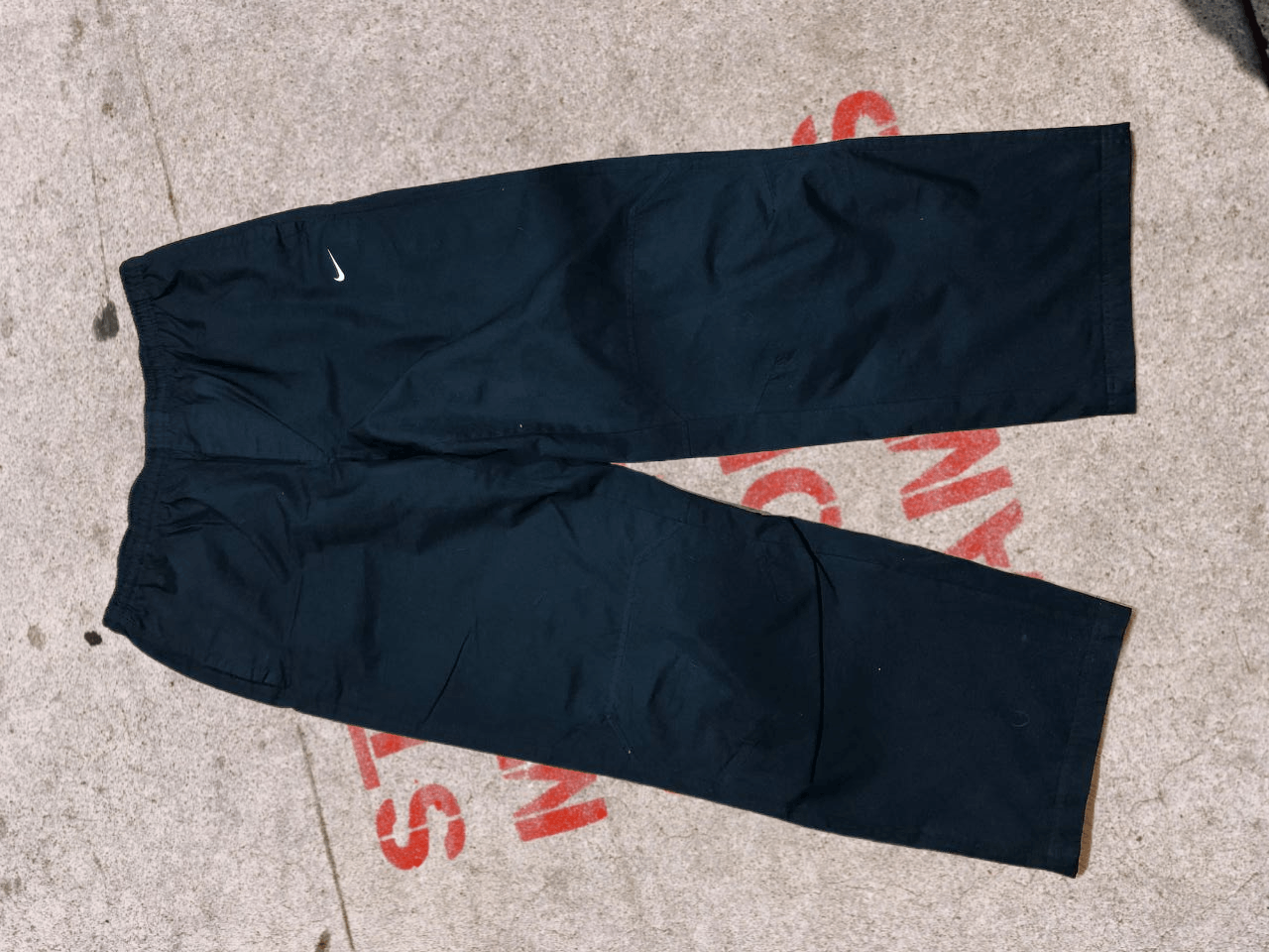 Nike Vintage Nike Y2K Nylon Drill Track Pants Size US 38 / EU 54 - 1 Thumbnail