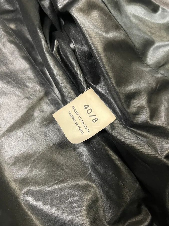 Vintage 2000s Plein Sud Lace Up Biker Black Leather Jacket Size S / US 4 / IT 40 - 12 Thumbnail
