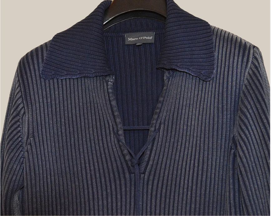 Marc O'Polo Marc O’Polo Unisex Sweater M Navy Blue 100% Cotton Size M / US 6-8 / IT 42-44 - 2 Thumbnail