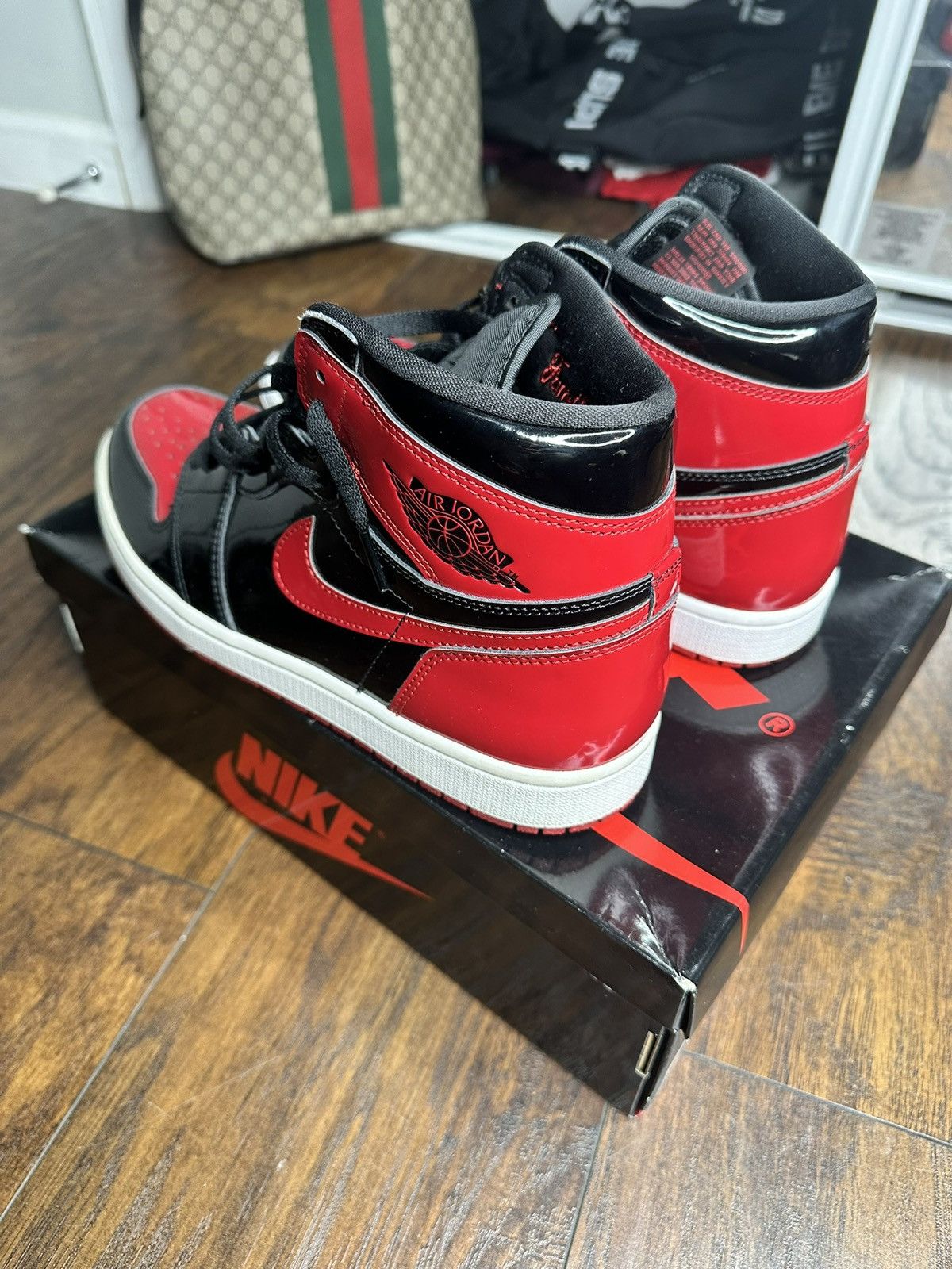 Jordan Brand Patent Bred Jordan 1 Size US 10 / EU 43 - 2 Thumbnail