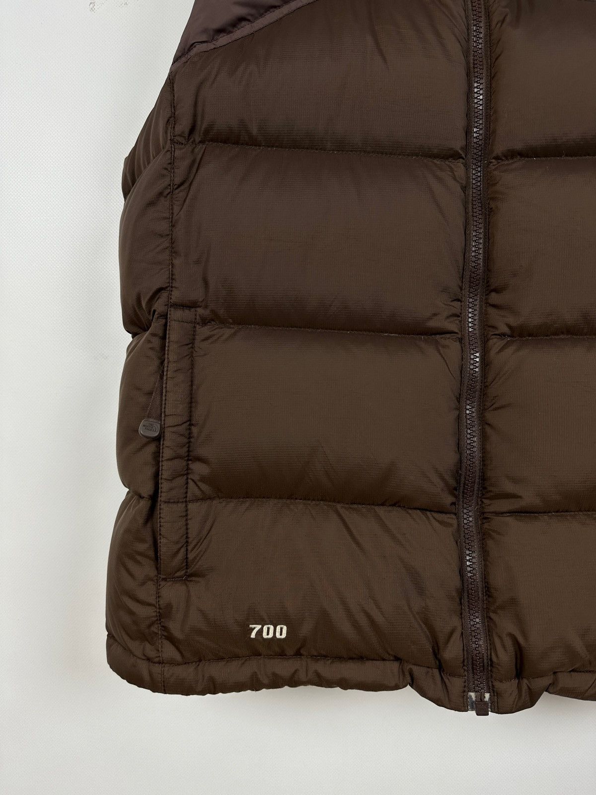 The North Face Vintage The North Face 700 Brown Puffer Vest Kendall Style Size L / US 10 / IT 46 - 8 Thumbnail