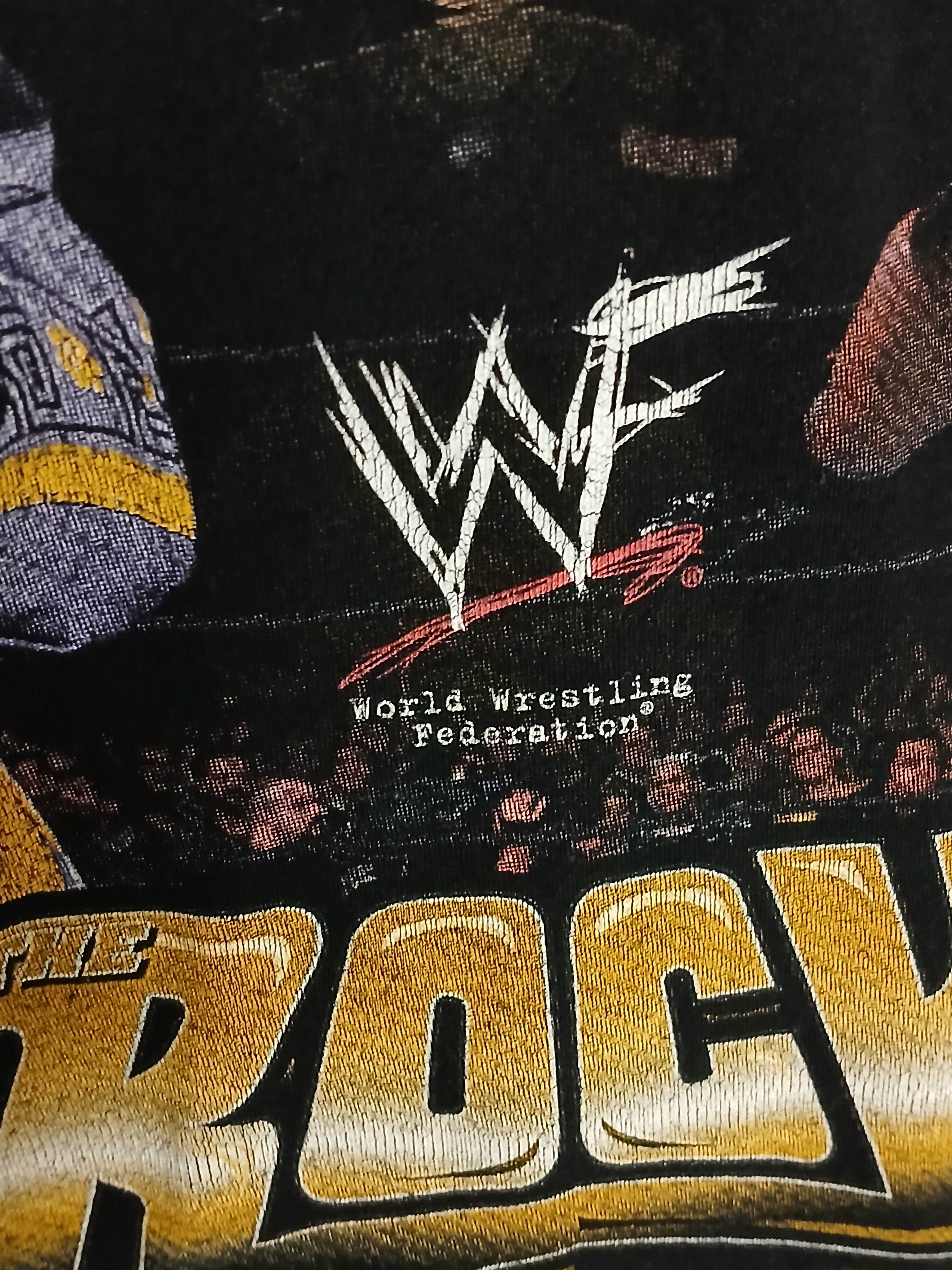 WWE Vintage 2000 WWF The Rock Wrestling T-Shirt Size US M / EU 48-50 / 2 - 5 Thumbnail