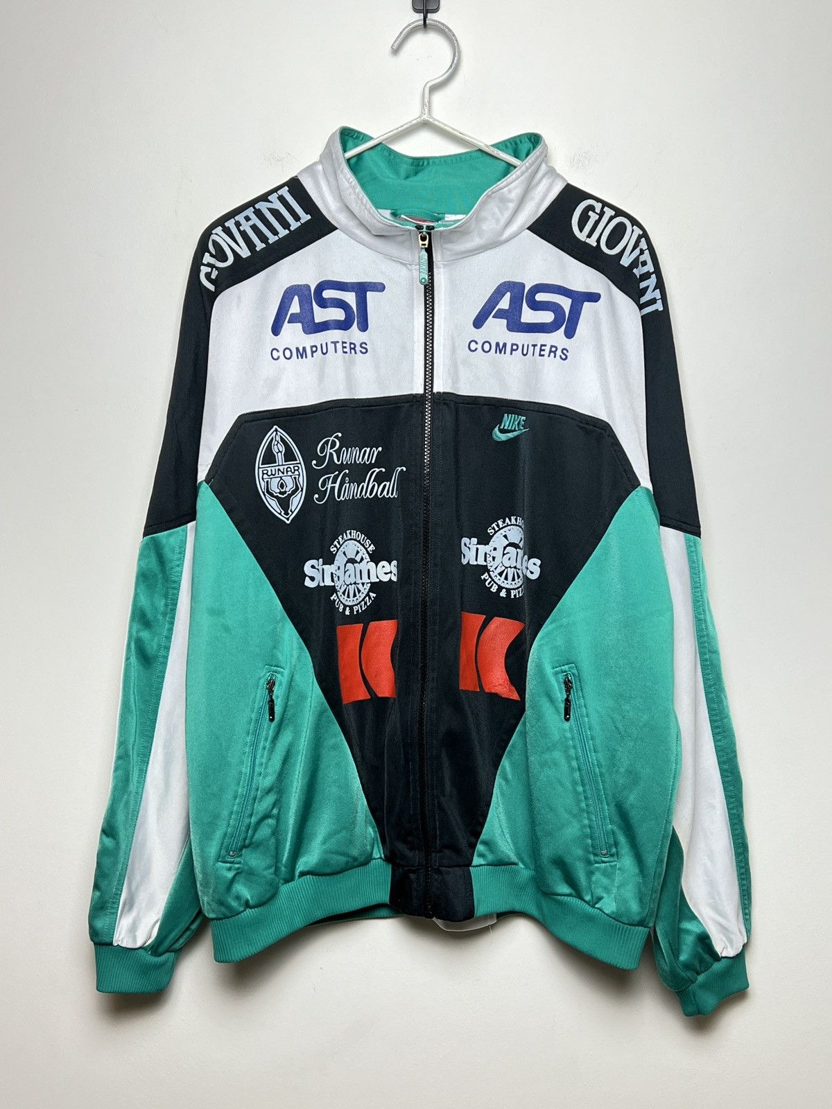 Nike nike y2k vintage tracktop light jacket racing sport shell Size US L / EU 52-54 / 3 - 3 Thumbnail