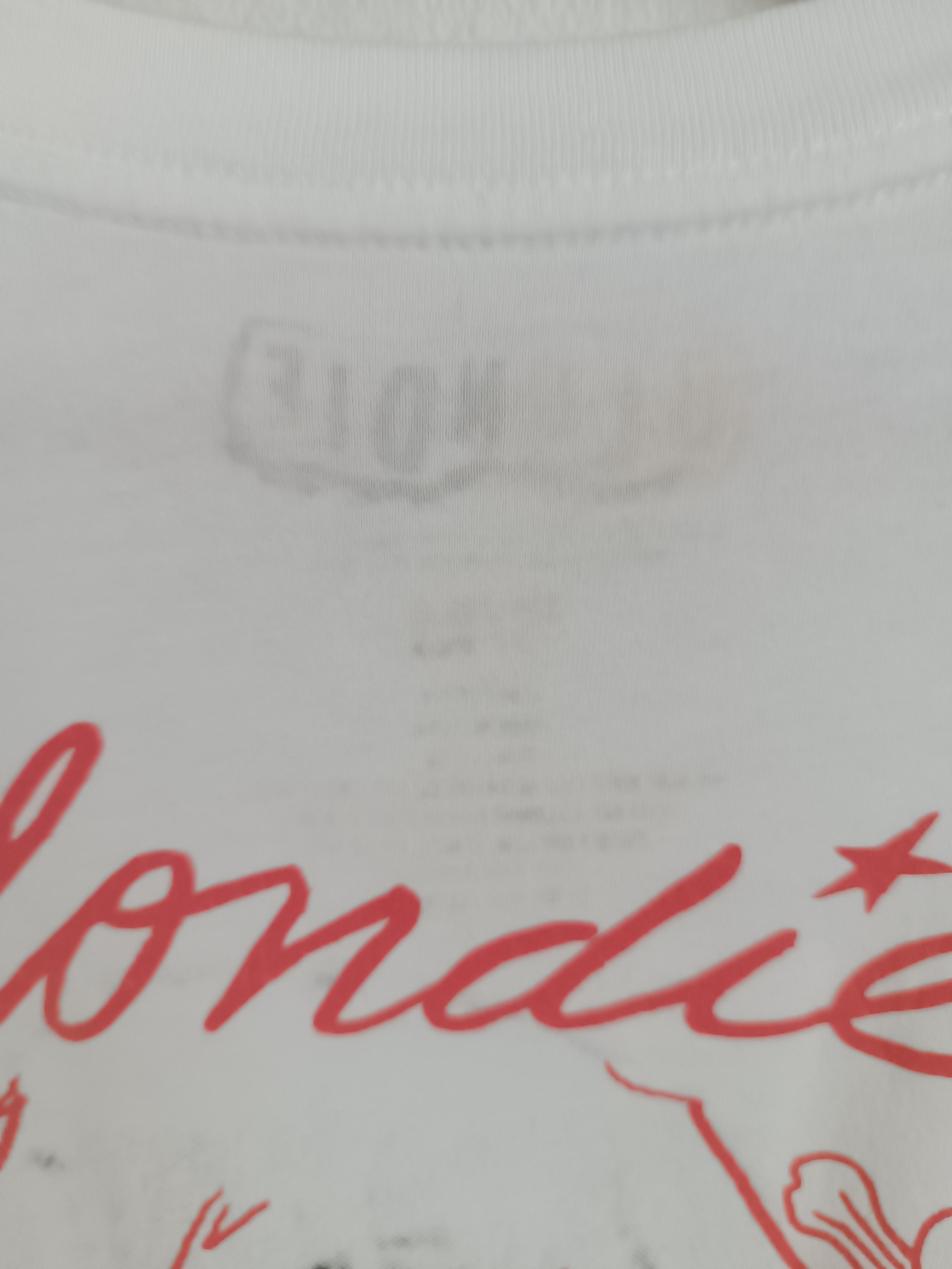 Band Tees VINTAGE BLONDIE DEBBIE HARRY VERY RARE TEE clash jett punk Size US L / EU 52-54 / 3 - 15 Thumbnail